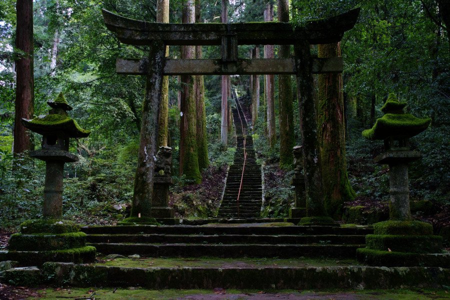 美濃の山深くに、幽玄の社がひっそりとたたずんでいました。瀧