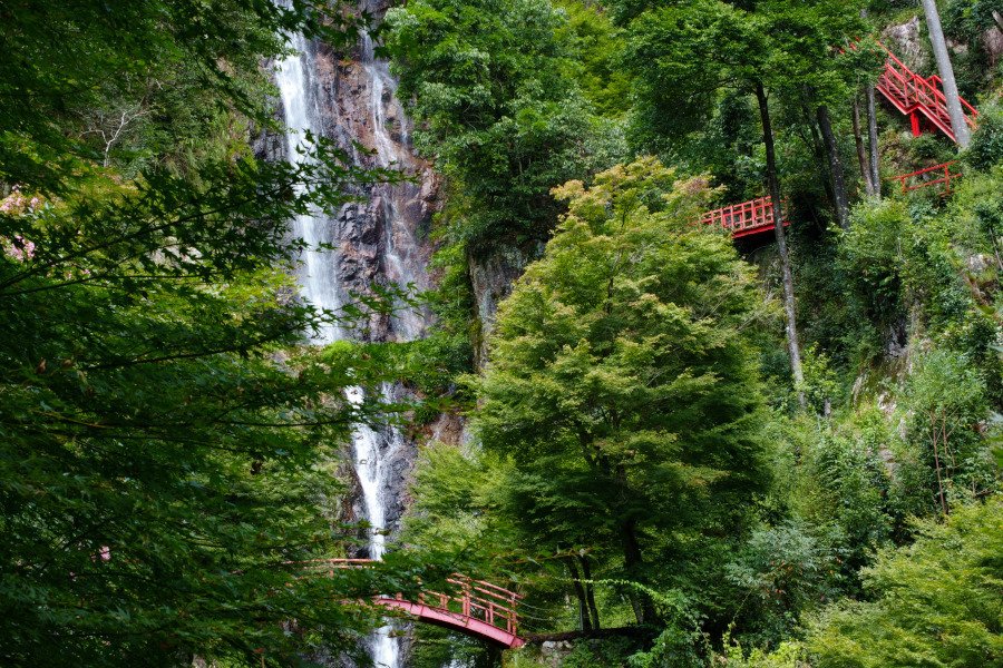 美濃の山深くに、幽玄の社がひっそりとたたずんでいました。瀧