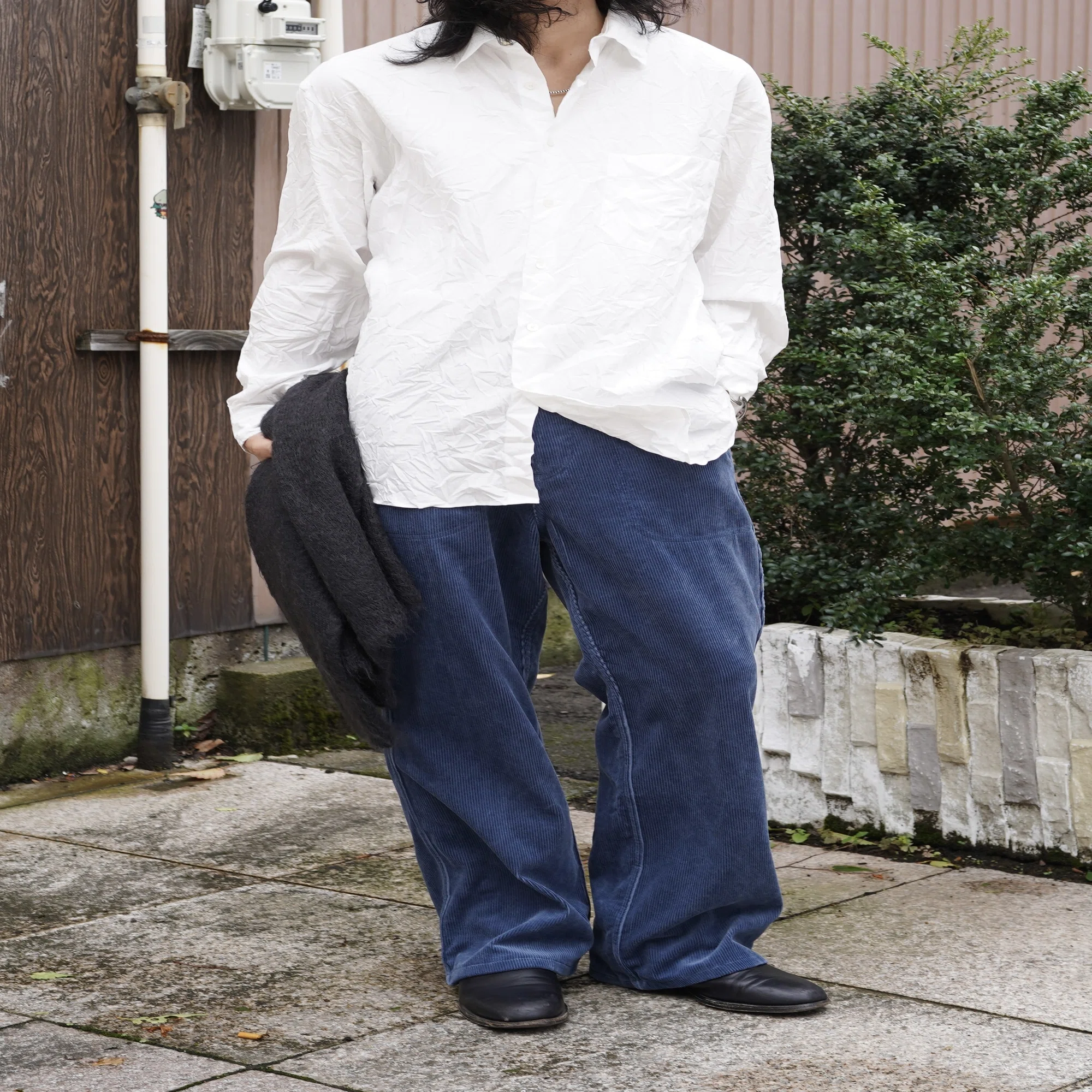 maatee&sons us navy denim pants コーデュロイ | ヤマダウェブコム