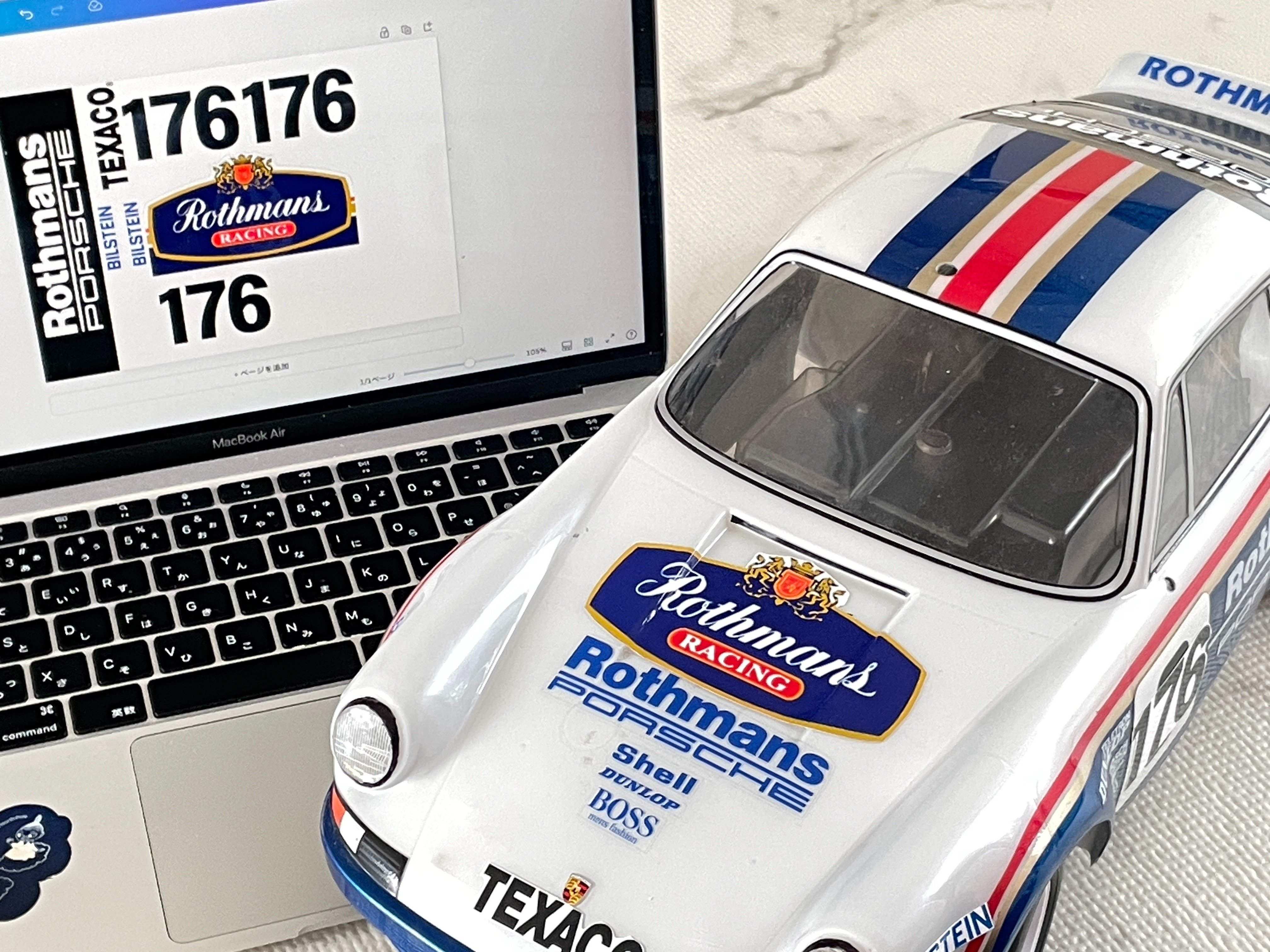 再現企画］ ラジコン用の自作ステッカーを試し貼り｜SHO-Room🚙💨