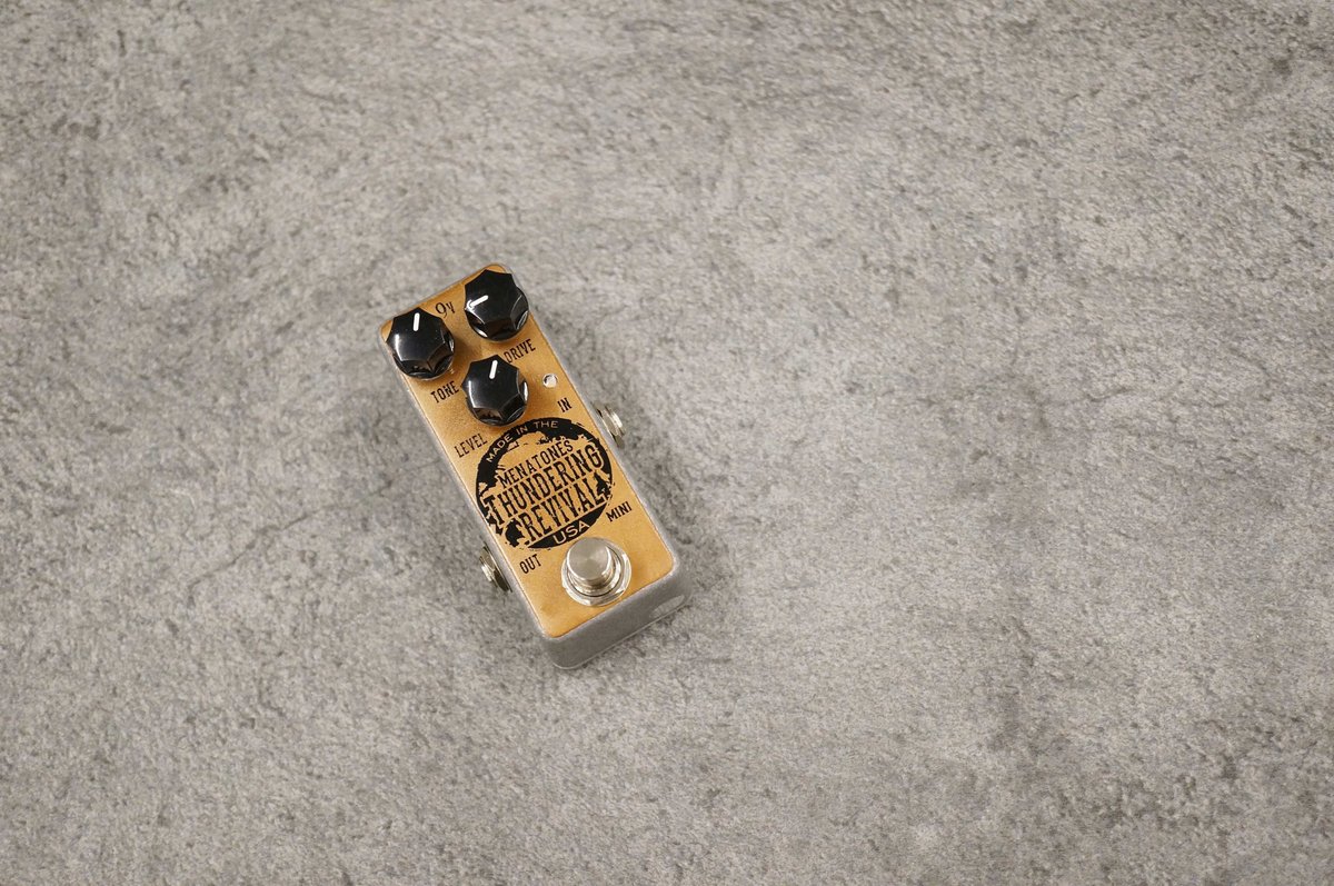 Menatone PiG オーバードライブ ギターエフェクター （ぶっとい  