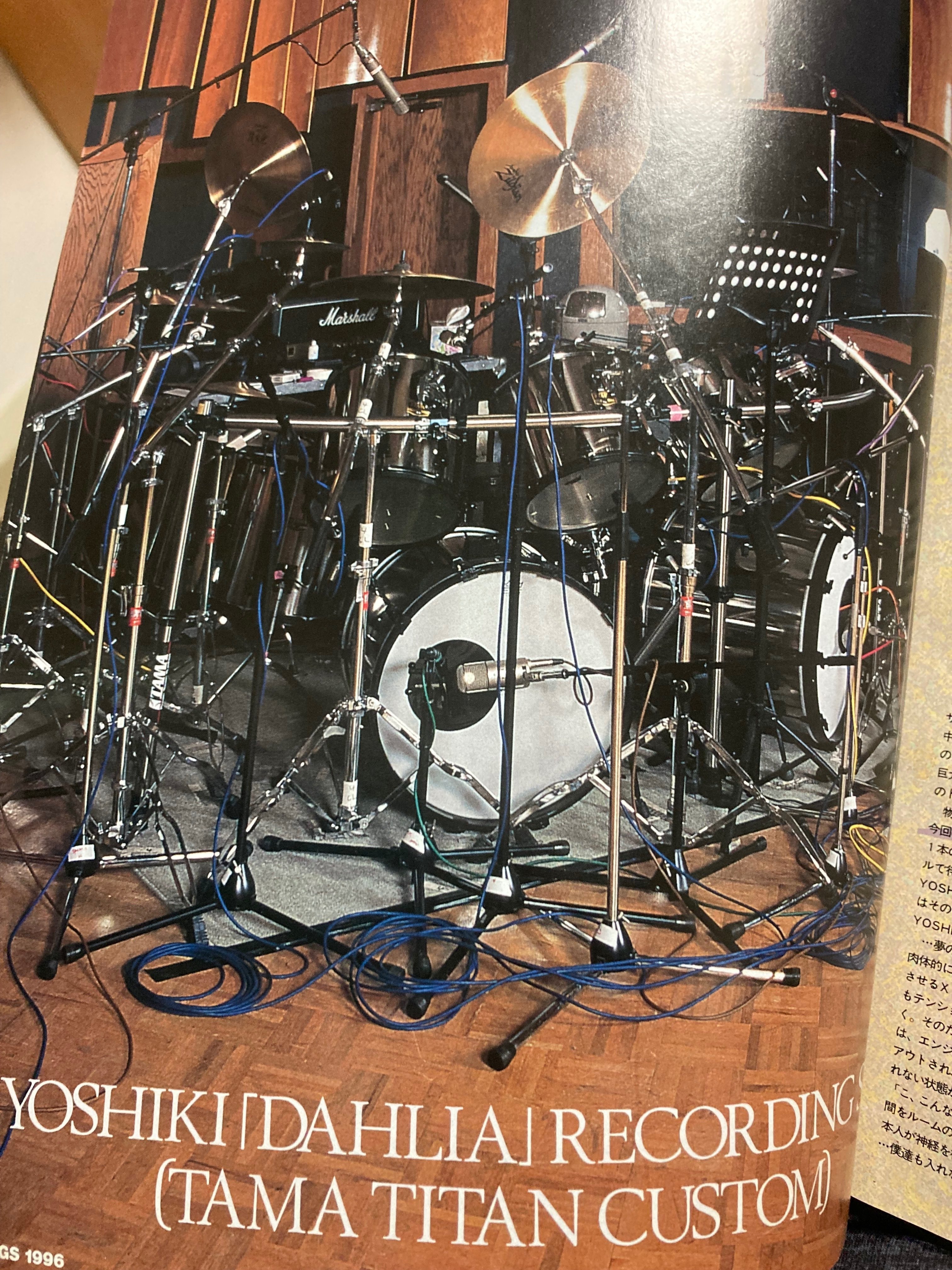 Yoshiki Kumai  専用④ Amazon | YOSHIKI X-Japan Hideミニチュアドラムセット多摩（装飾用