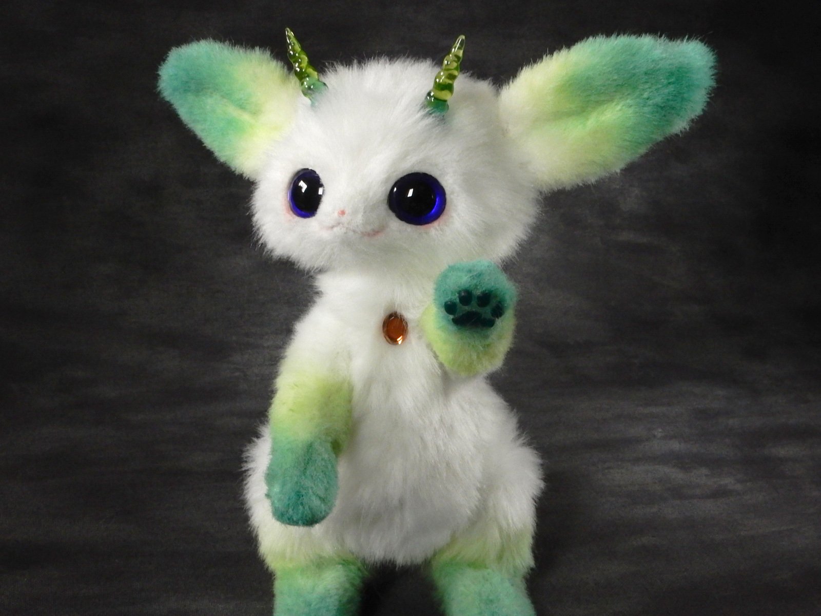 ヒョウ ぬいぐるみ アートドール アーティストドール ハンドメイド