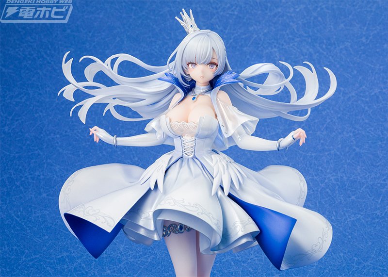 未開封 ゴールデンヘッドプラス アズレン アーガス 完成品フィギュア アズールレーン』アーガスが透明感溢れるドレス姿でフィギュア化