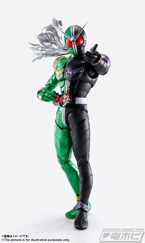 S.H.Figuarts（真骨彫製法）仮面ライダーW サイクロンジョーカー