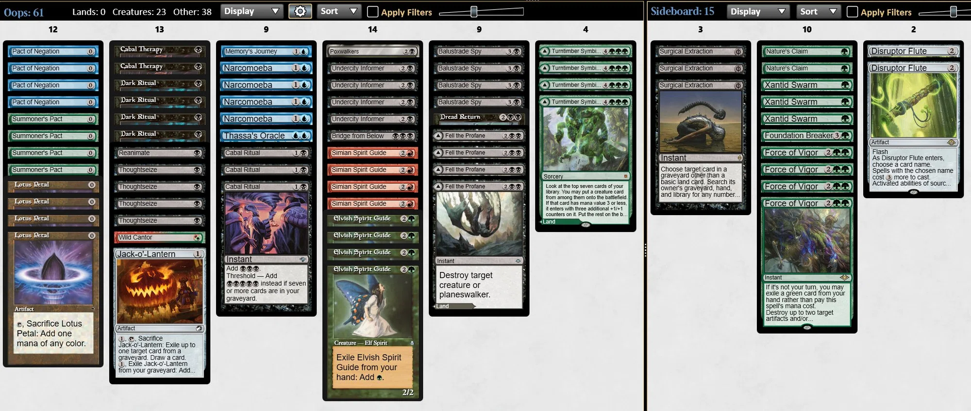 MTGO Legacy】スパイデッキのマナ基盤を検討しよう|柏木ひのき MTGO Legacy】スパイデッキのマナ基盤を検討しよう|柏木ひのき
