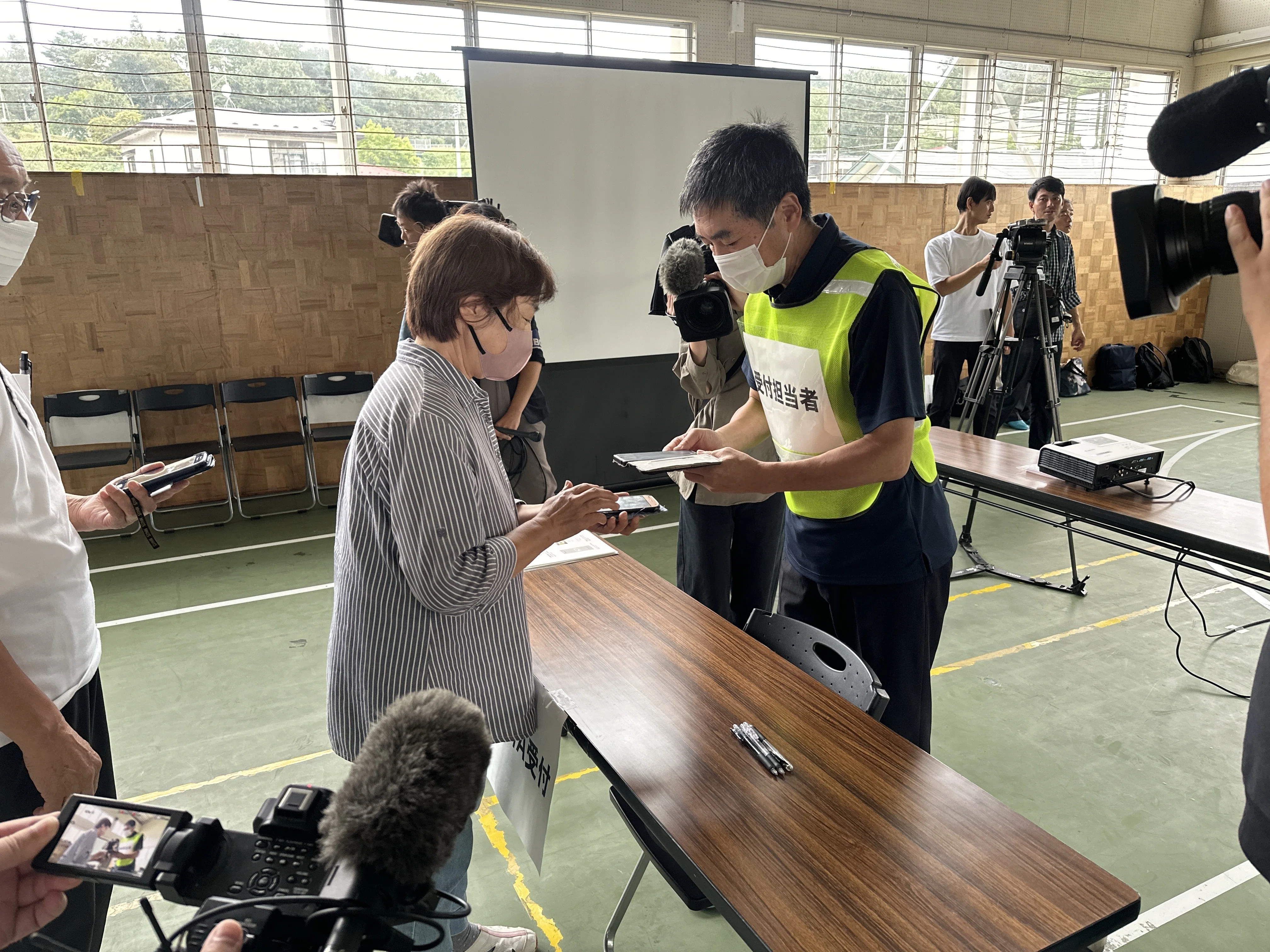 岩手県】避難所受付の時間を15分の1に。避難所外避難者の位置情報や