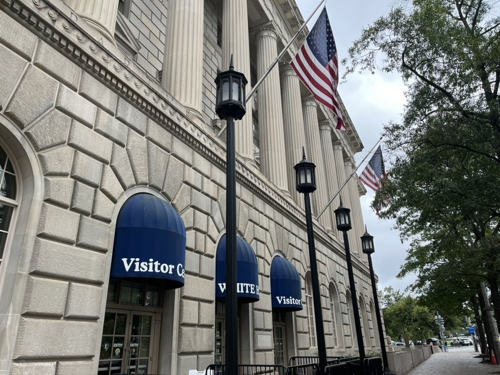 ホワイトハウスを見に行ってきた｜마크마크리