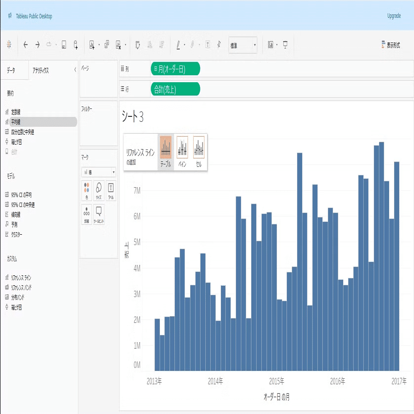 0円から始めるTableau】第6回平均と比較してみよう｜SHIFT Group 技術