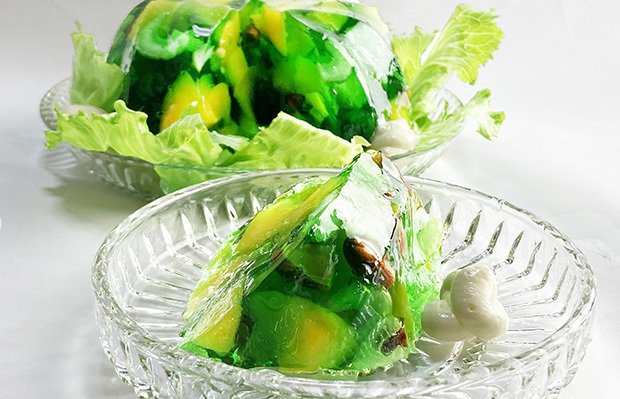 味迷子！！ジェロのゼリーサラダ｜ぶんこ 同人誌「レトロ菓子本はお