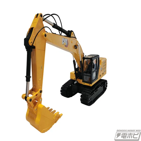大型油圧ショベル「キャタピラー CAT 320」が全長約50センチの電動RC 