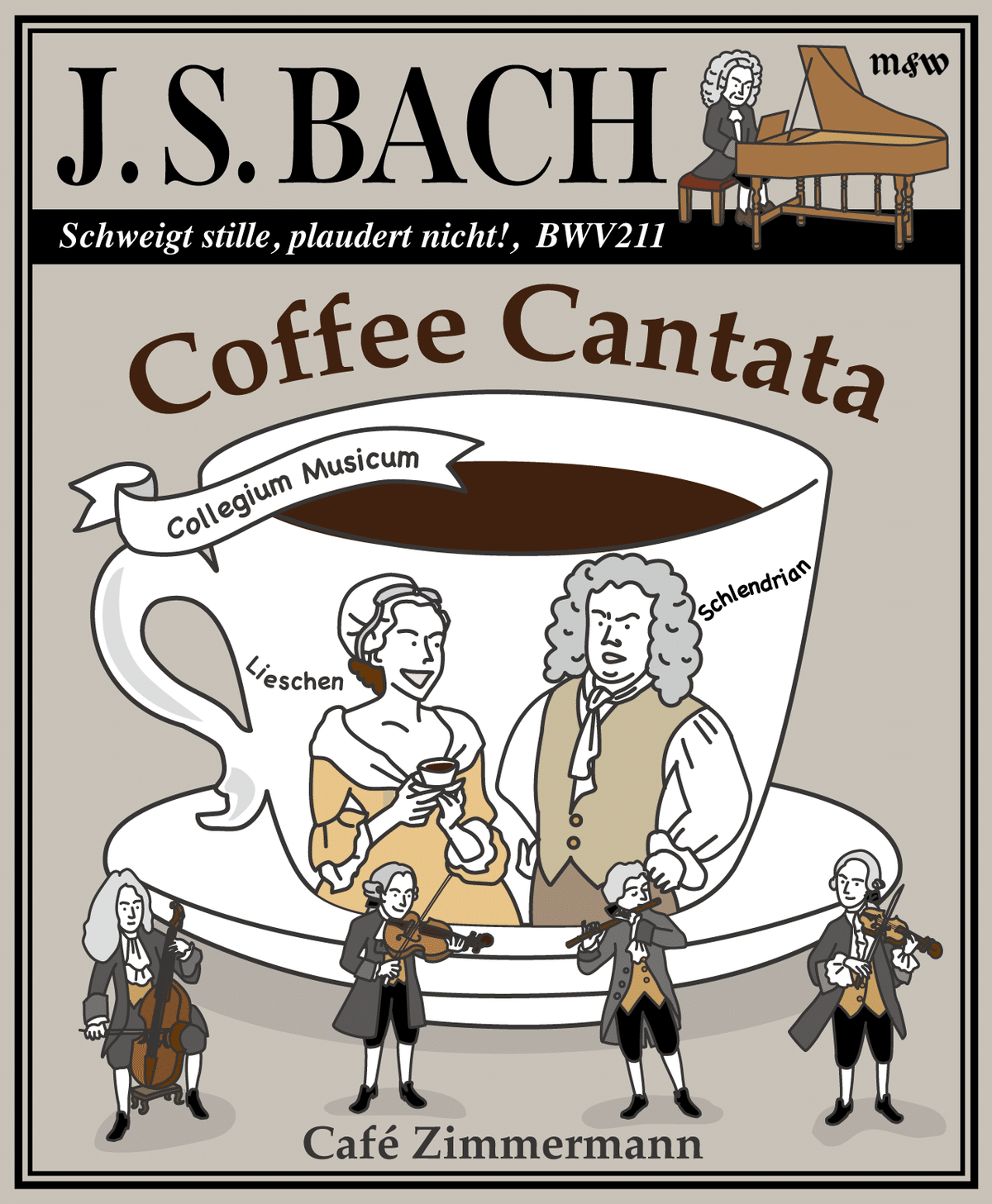 バッハ エピソード38 コーヒーカンタータ BWV211｜music&words 