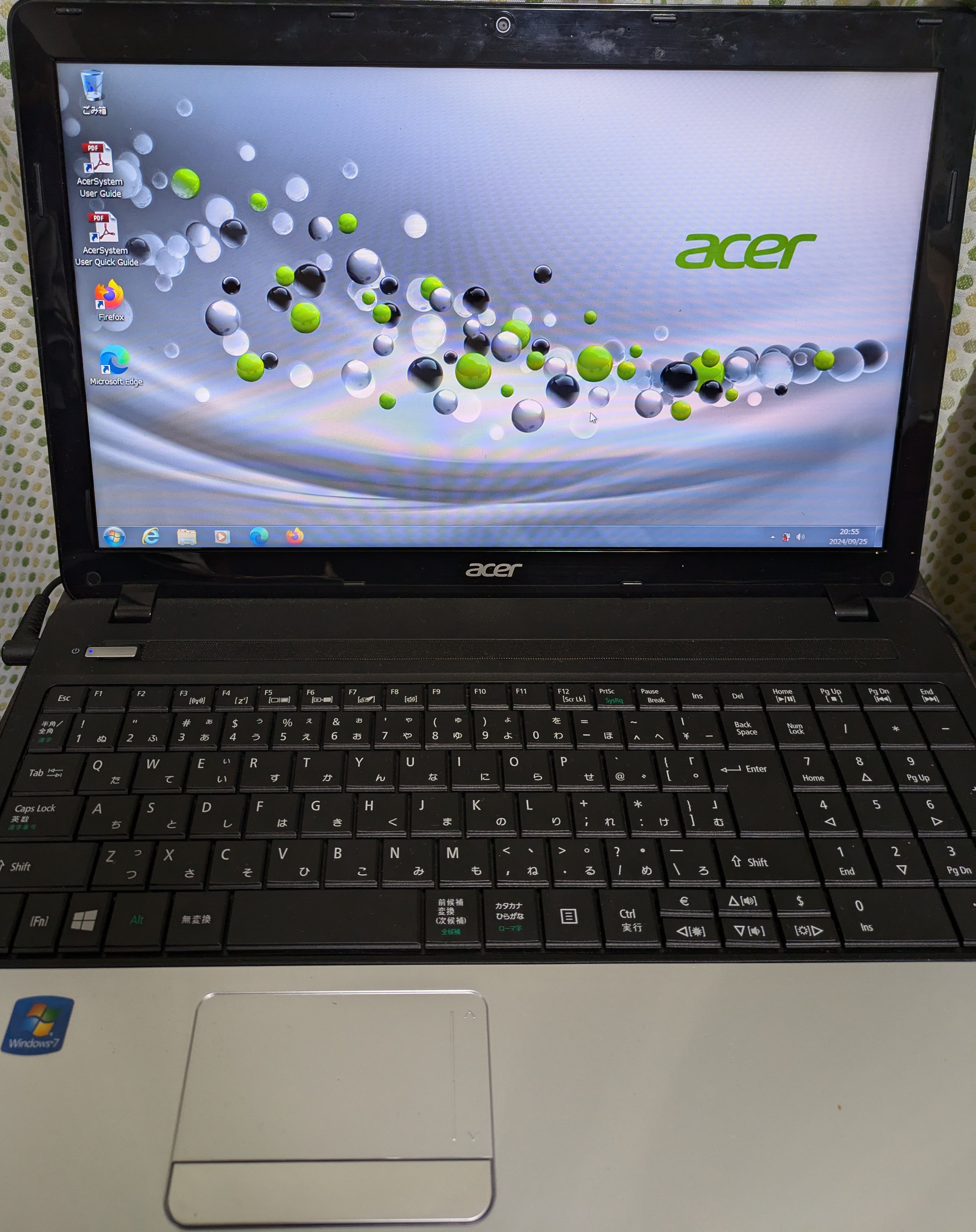 古いWindows7のノートPCにWindows XPをインストールする その1