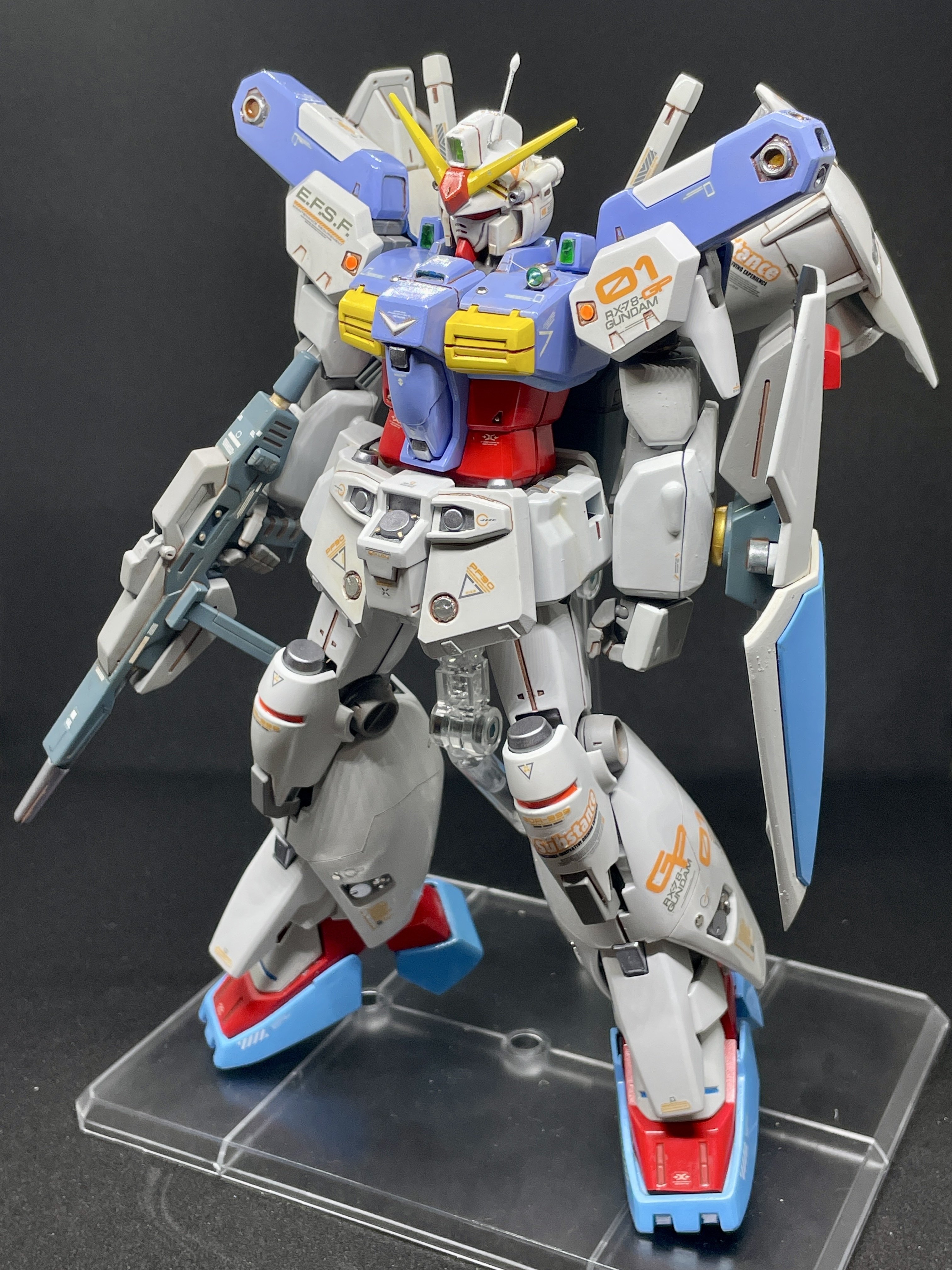 MG 1/100 フルバーニアン ティターンズ仕様 MG 1/100 GP01Fb ガンダム