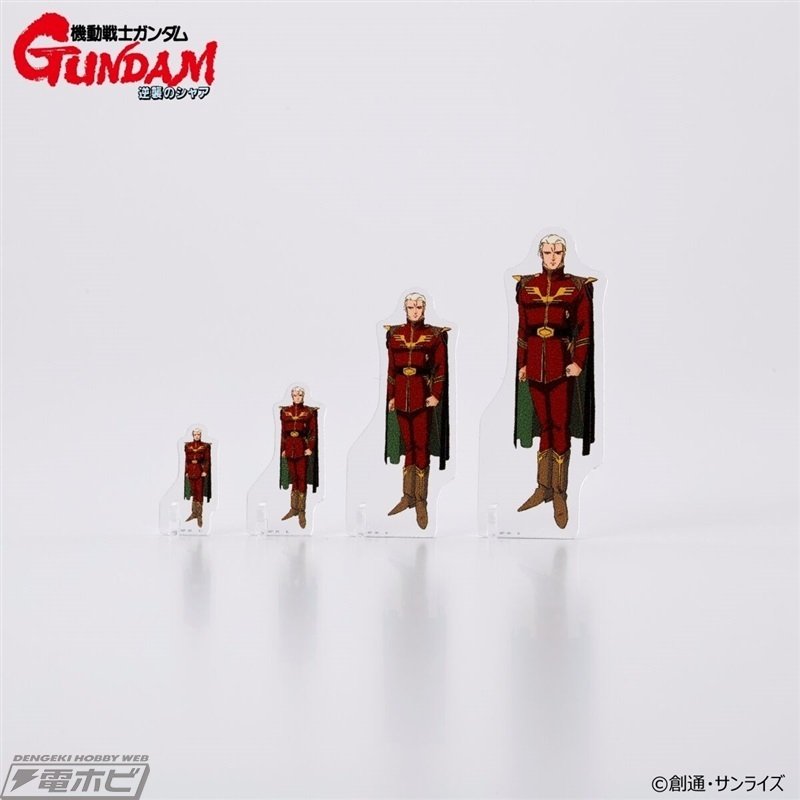 機動戦士ガンダム ミニアクリルブロック シャア アムロ THE ORIGIN展 ララァとアムロ機動戦士ガンダム THE ORIGIN展 オフィシャルグッズ ミニアクリルブロック