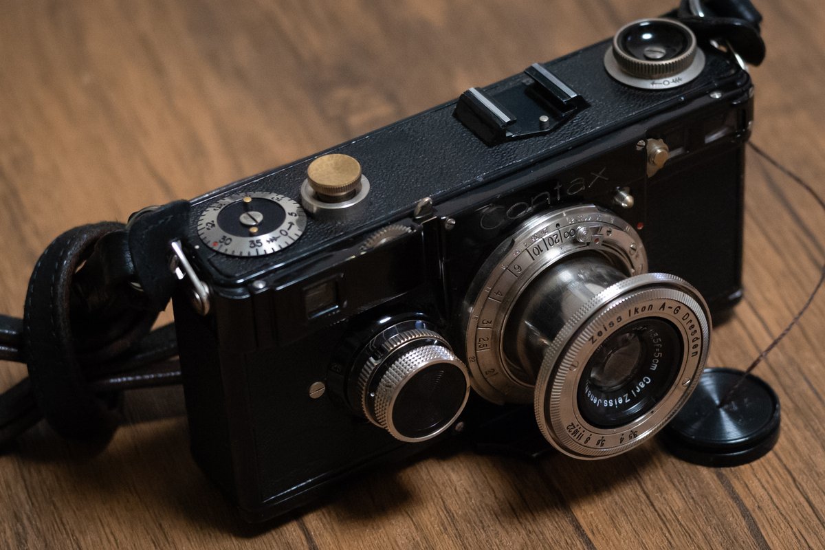 整備済 ZEISS IKON CONTAX Ⅰ型 ブラックコンタックス ＋レンズ（ZEISS  