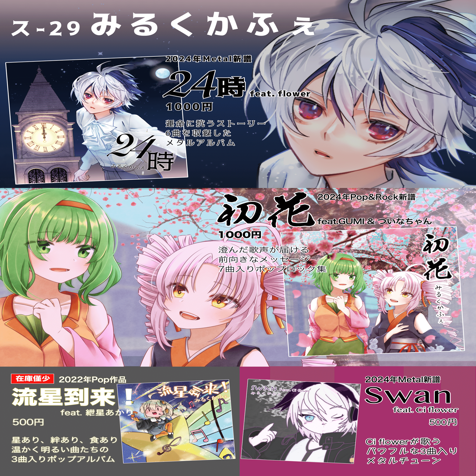 VOCALOID 歌い手 ポスター Vocaloid - Hatsune Miku Screens (Slot #41) Poster - Things For