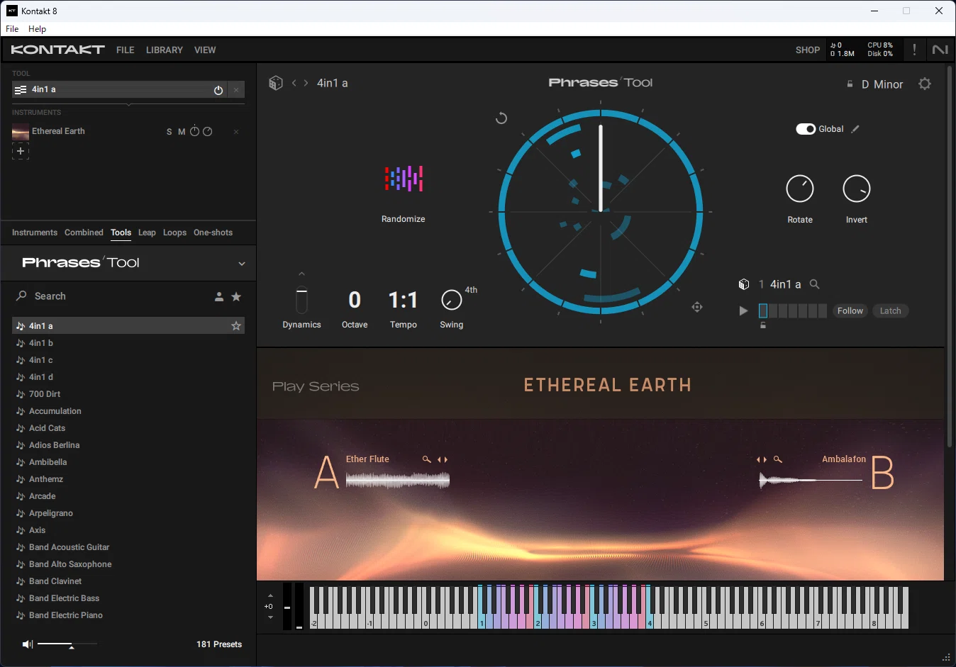 DTM】KONTAKT 8 ふぁーすといんぷれっしょん｜ふるの