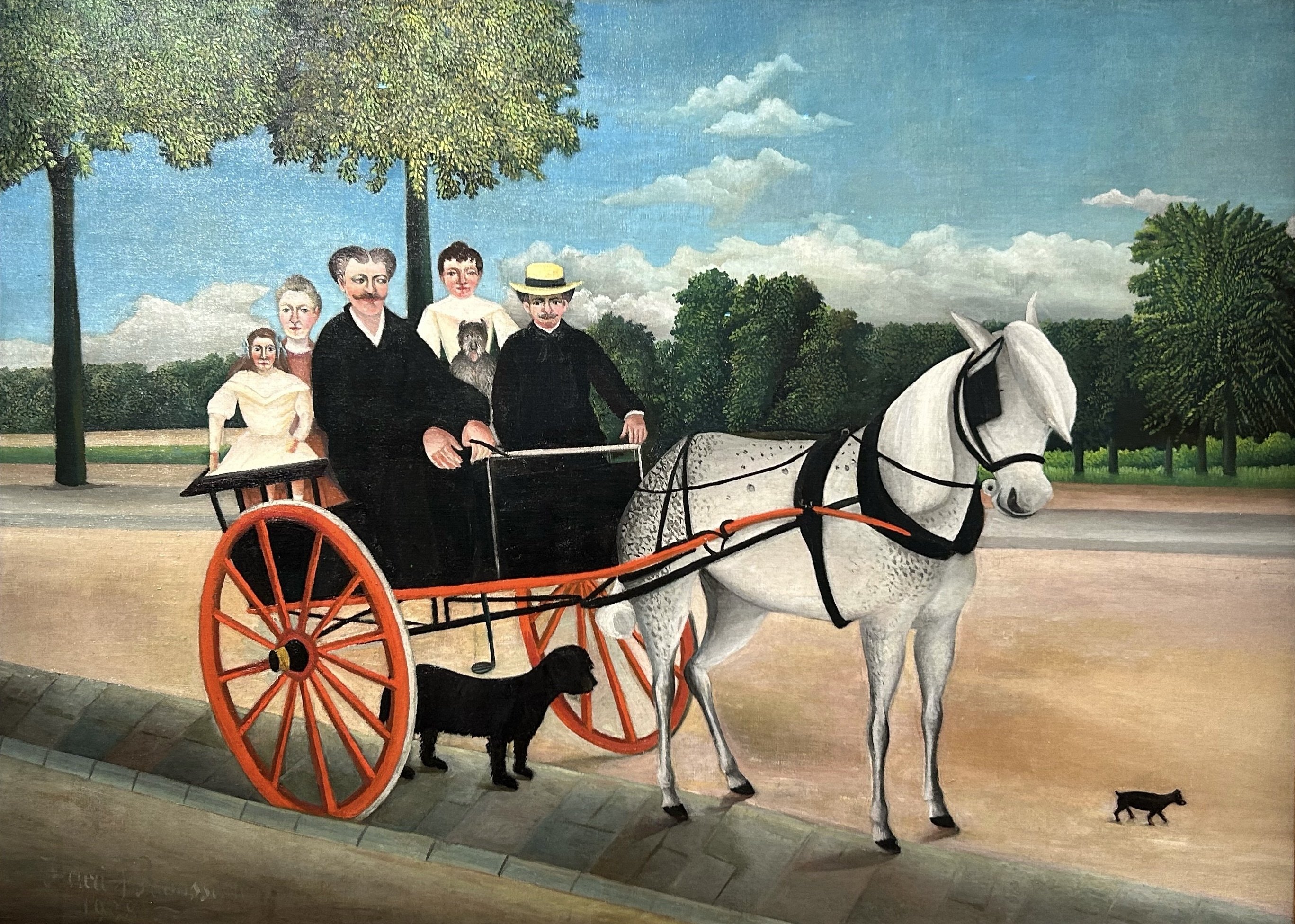 子供のためのオランジュリー美術館(142) ローザと3匹の犬/アンリ