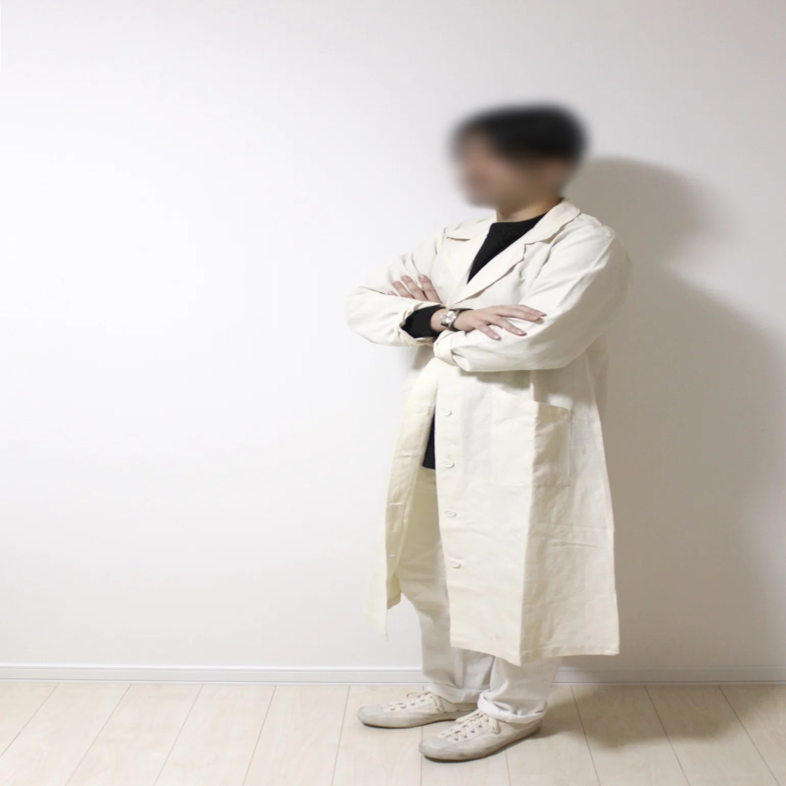 育て甲斐のあるリネンの古着 | 40s FRENCH ARMY LINEN HOSPITAL COAT 