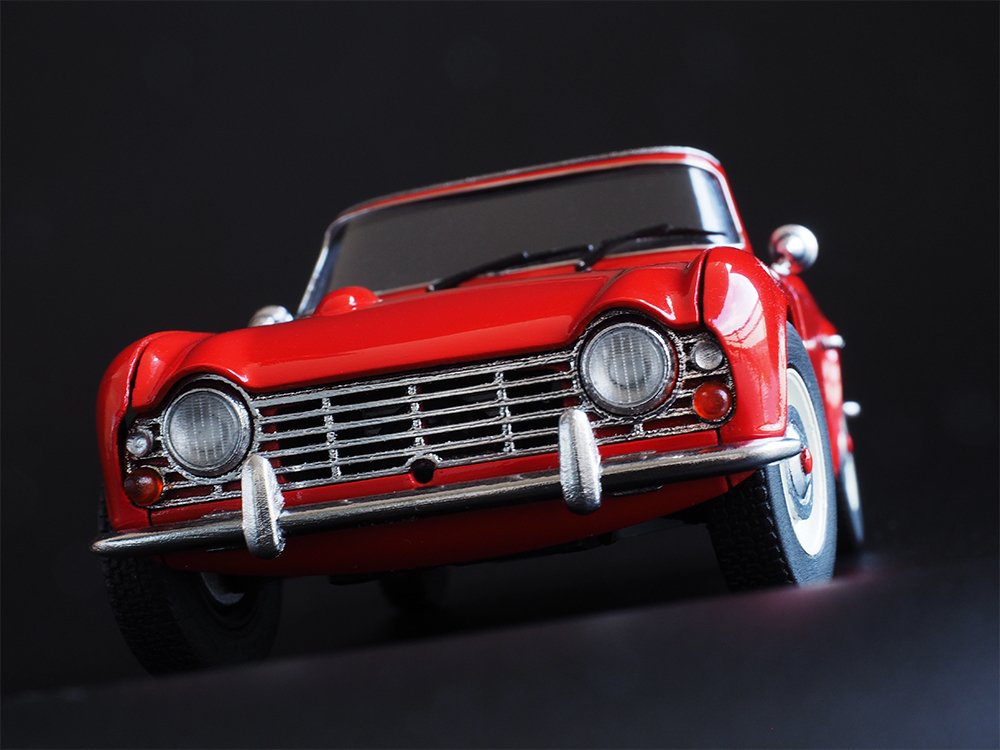 カーモデルギャラリー】 1/24 Triumph TR4 (3Dプリント フル カーモデルギャラリー】 1/24 Triumph TR4 (3Dプリント フル