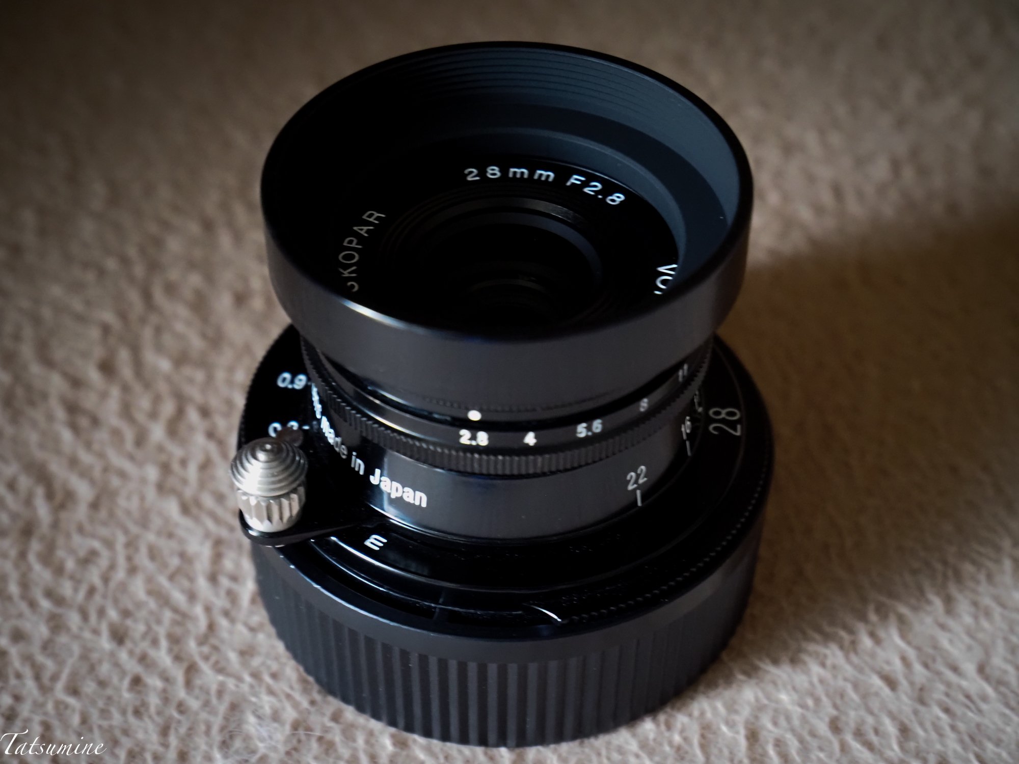 コシナ Vogtlander COLOR-SKOPAR 28mm F2.8 VMを買いました コシナ Vogtlander COLOR-SKOPAR 28mm F2.8 VMを買いました