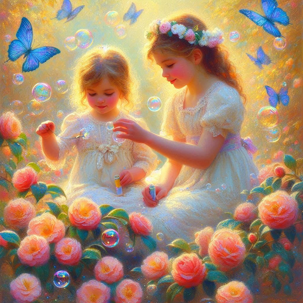 a1844 昼下がり 淡い蕾 Déjà vu noon キャンバス F6｜T_GAI(戒)