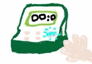 無音で光って教えてくれるタイマー