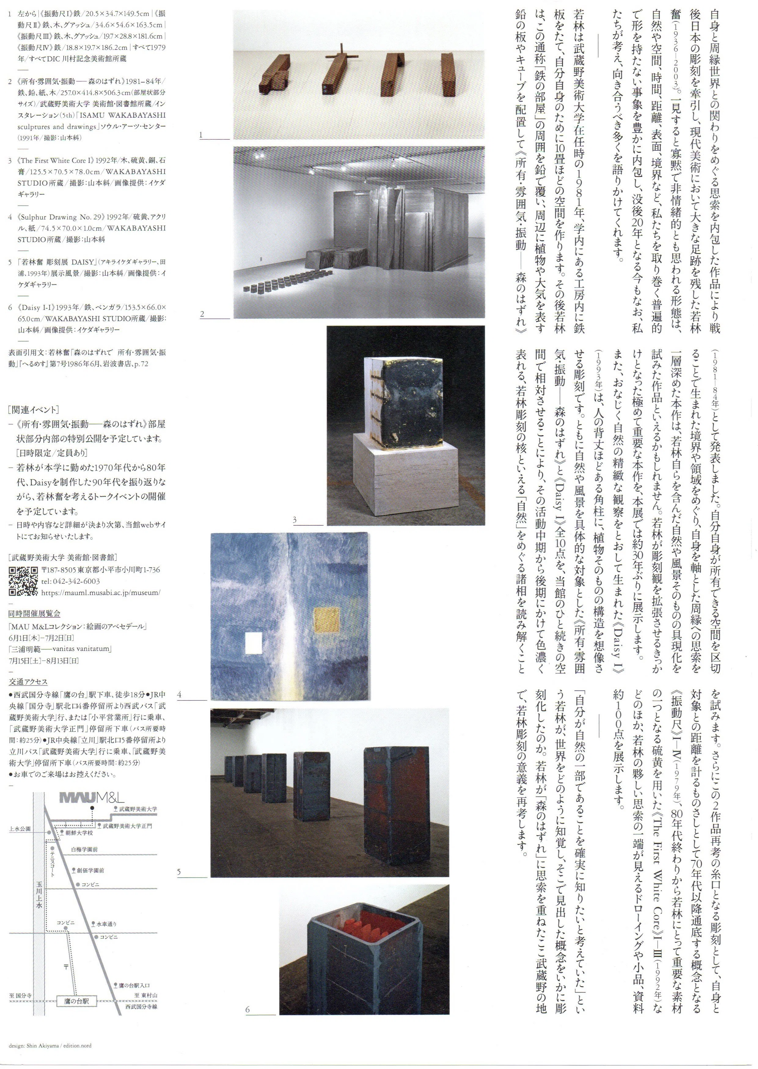 若林奮 森のはずれ》展｜薄井 灌 Kan Usui