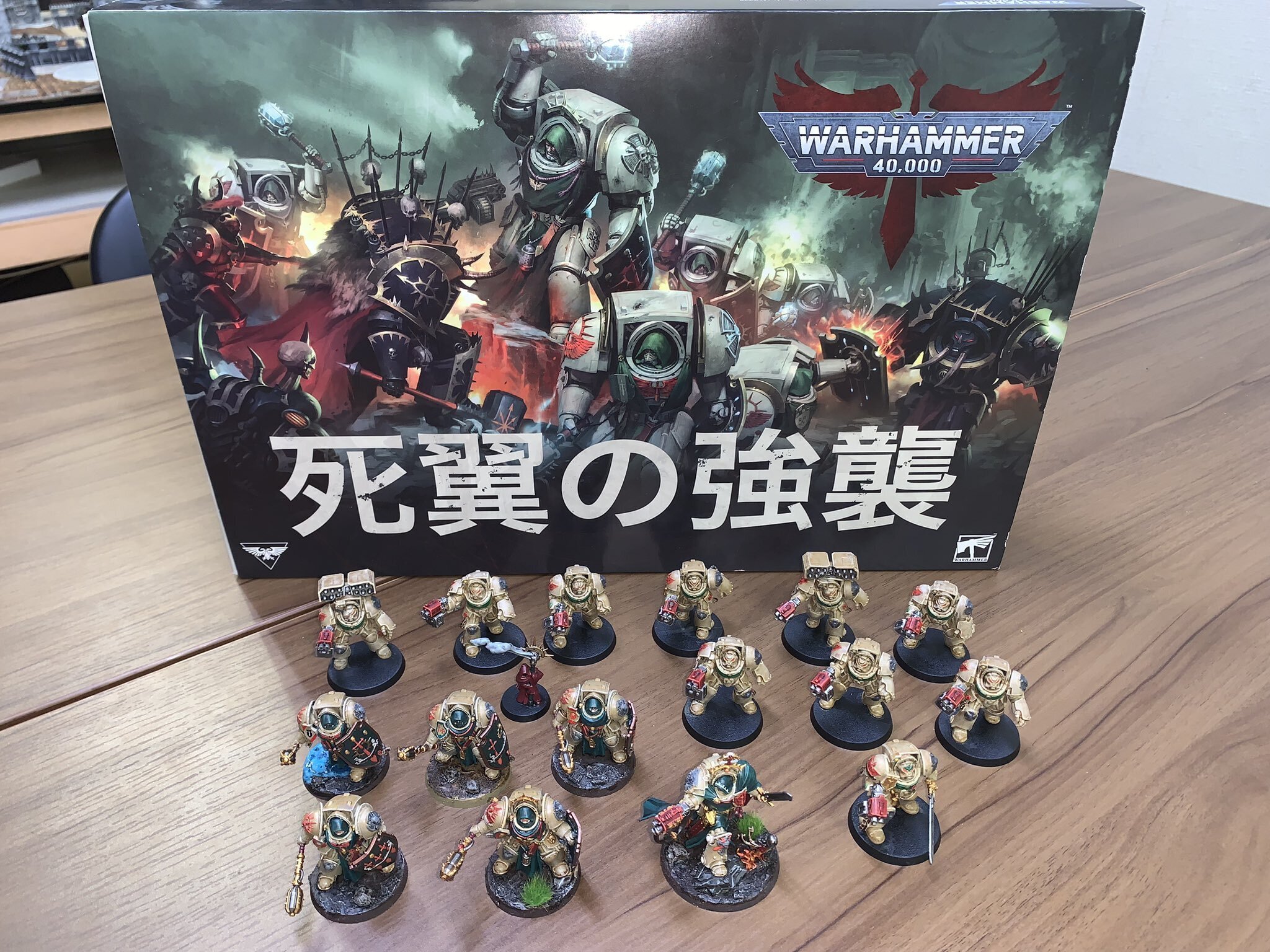 Warhammer 40k Deathwing Assault box Commission painted brand
