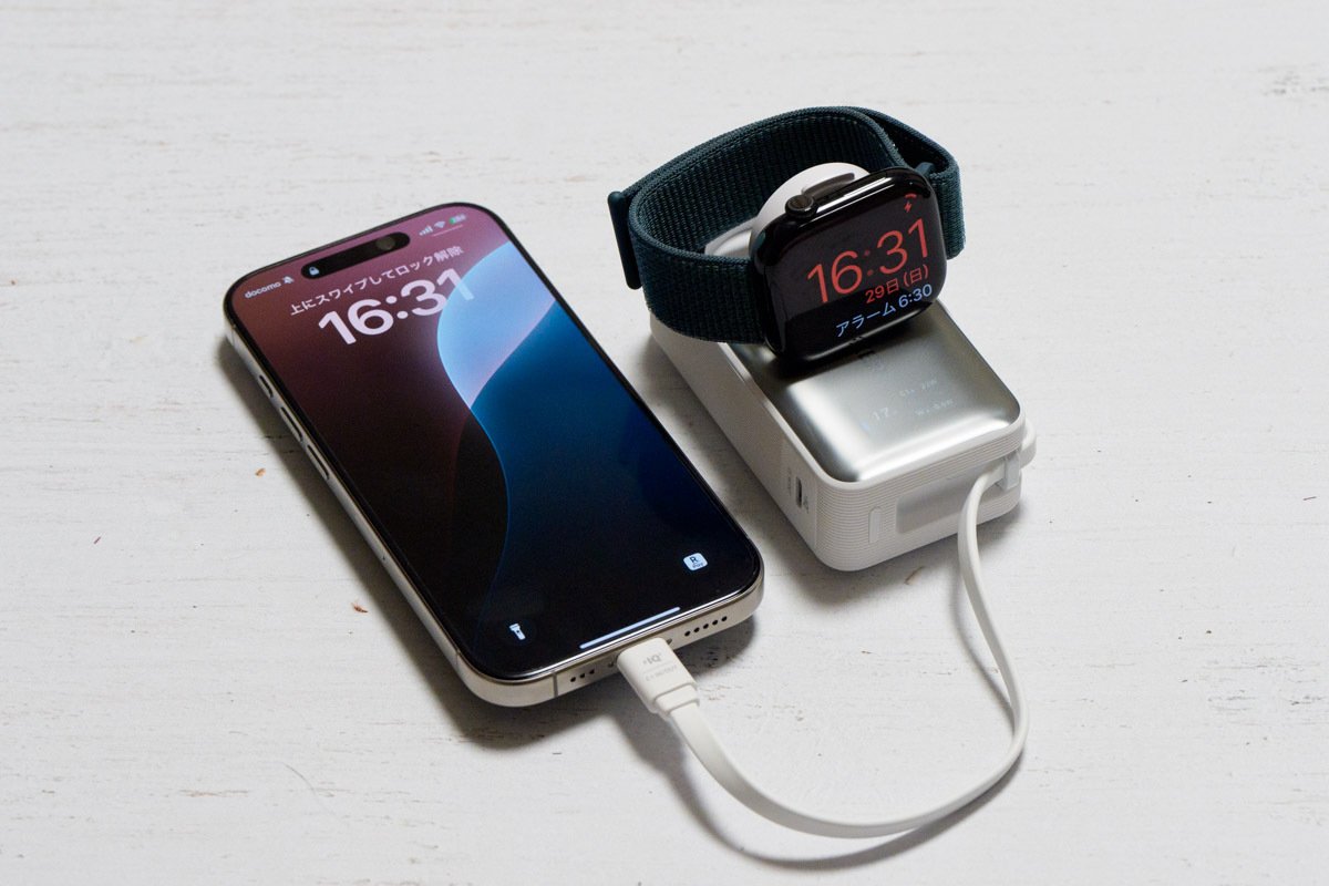 Anker MagGo Power Bank (10000mAh, 35W, For Apple Watch)をレビュー!iPhoneとApple Watchを充電できるモバイルバッテリー|おりすさるさん Anker MagGo Power Bank (10000mAh, 35W, For Apple Watch)をレビュー!iPhoneとApple Watchを充電できるモバイルバッテリー|おりすさるさん