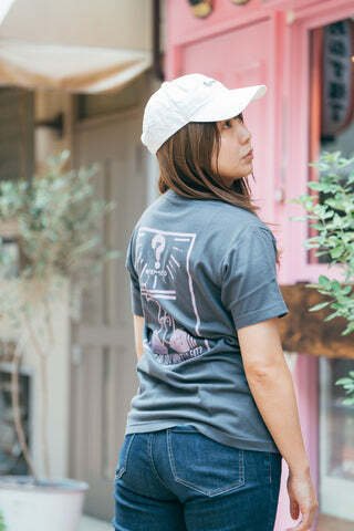 1枚1枚手刷りした、「OTEMOTOの？」オープン記念Tシャツ