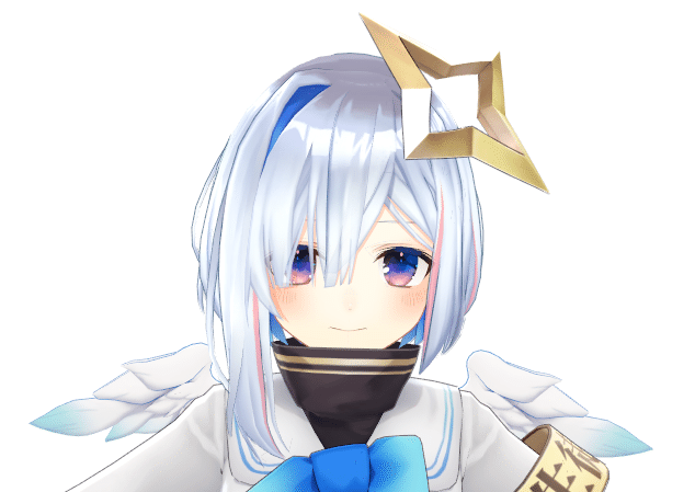 天音かなた【公式】MMDモデルver1.0顔中央に表示される線を修正 天音かなた【公式】MMDモデルver1.0顔中央に表示される線を修正