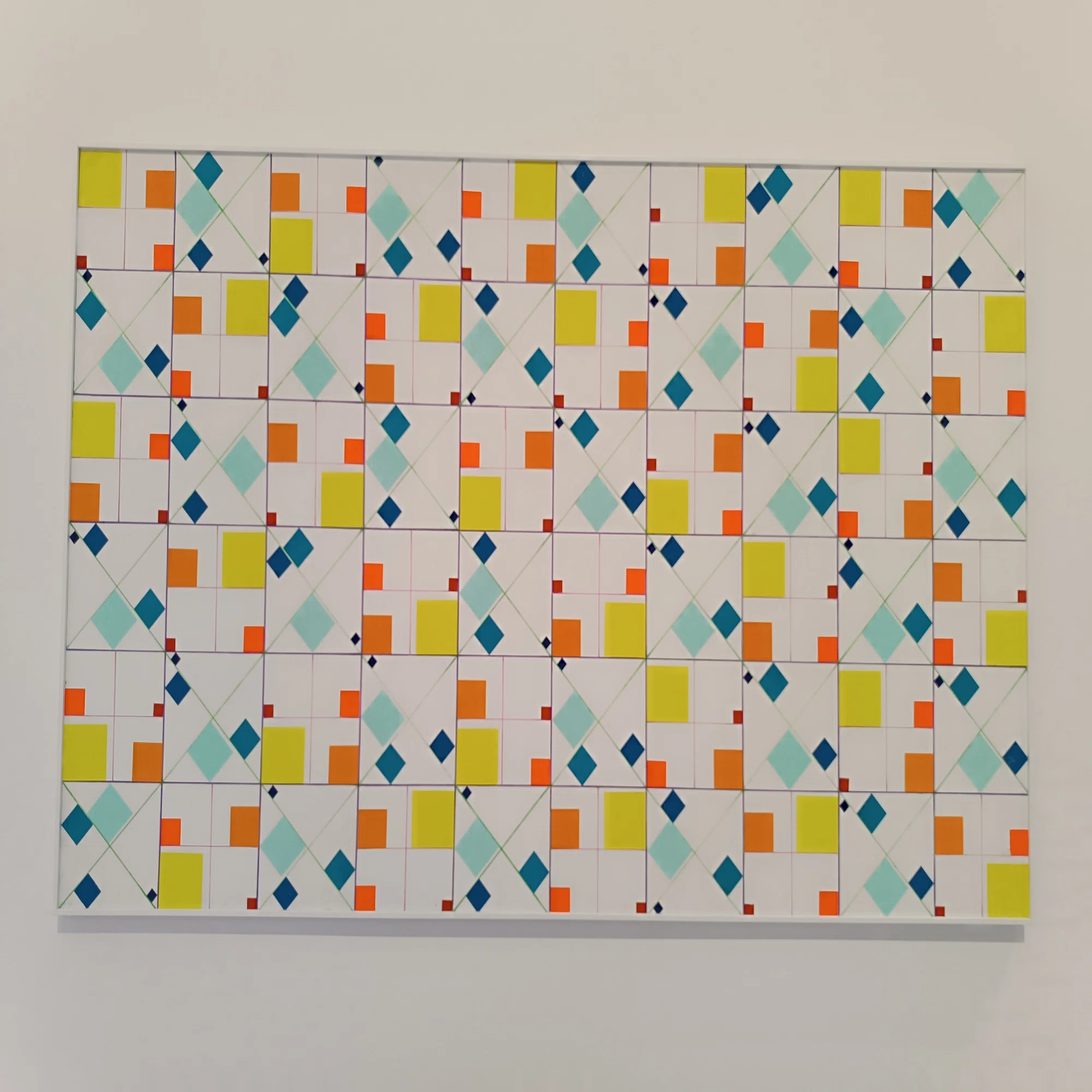 Giovanni Pizzoのカラフルな幾何学模様の作品を鑑賞する｜シマ子