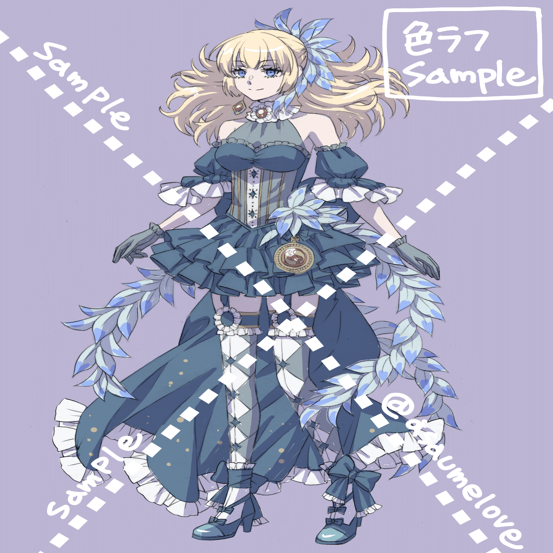 9月・色ラフ・完成まとめ ｜あさ・イラストレーター