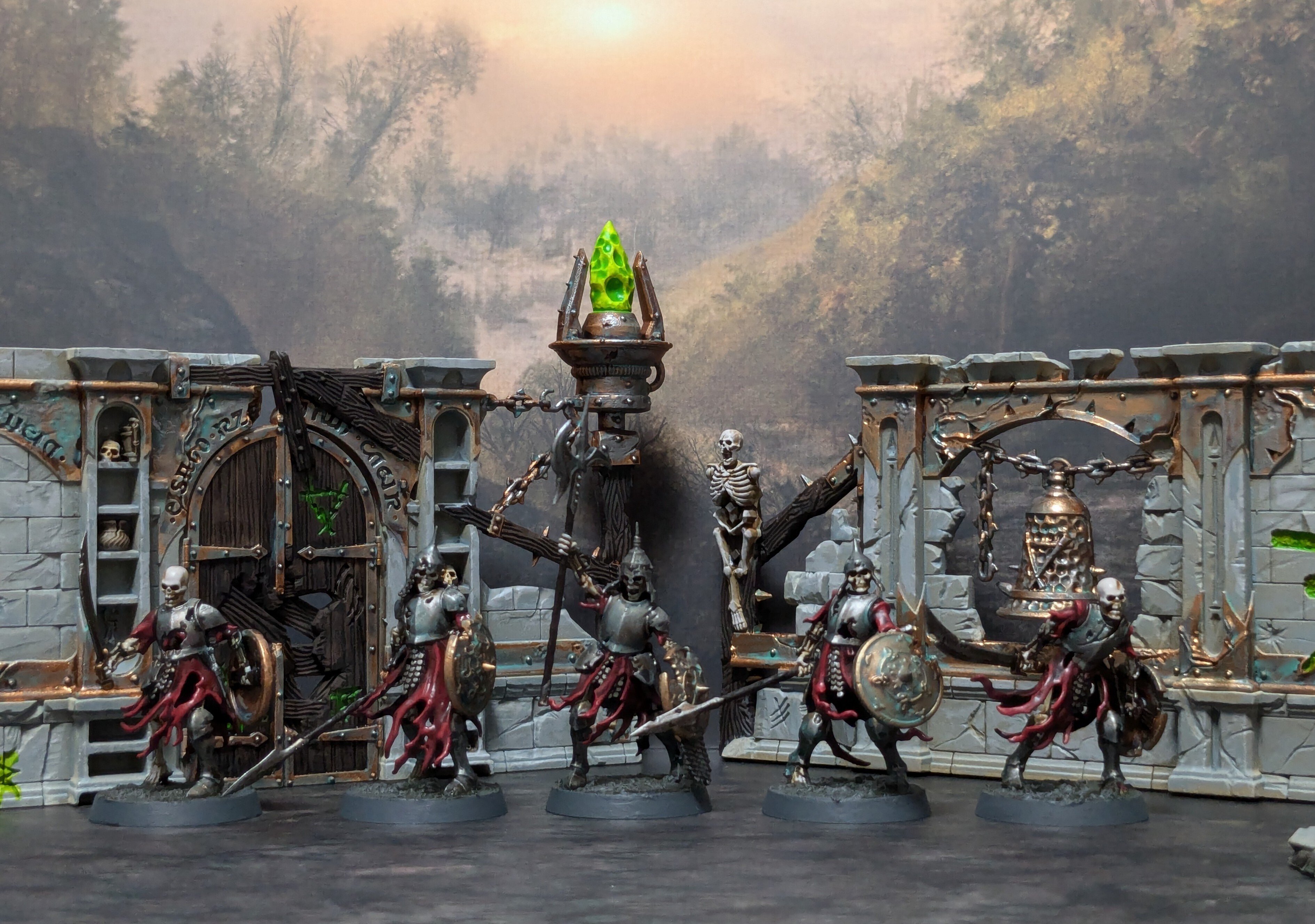 スピアヘッドのテレイン ざっくりペイント ウォーハンマー