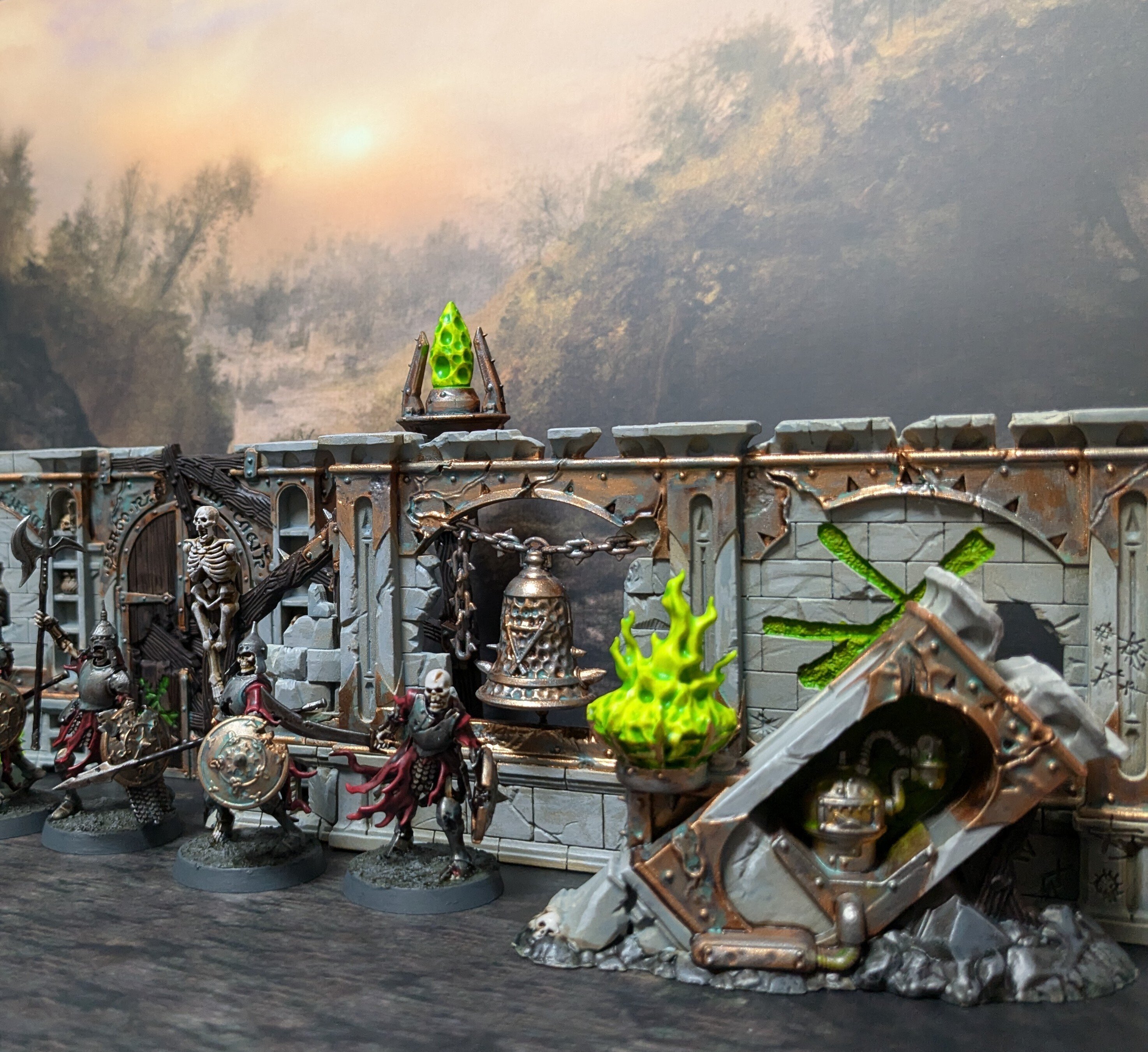 【塗装済完成品】ウォーハンマーAoS対応 テレインセット 初めてのシタデルカラー！色選びのポイントを紹介！たった5色