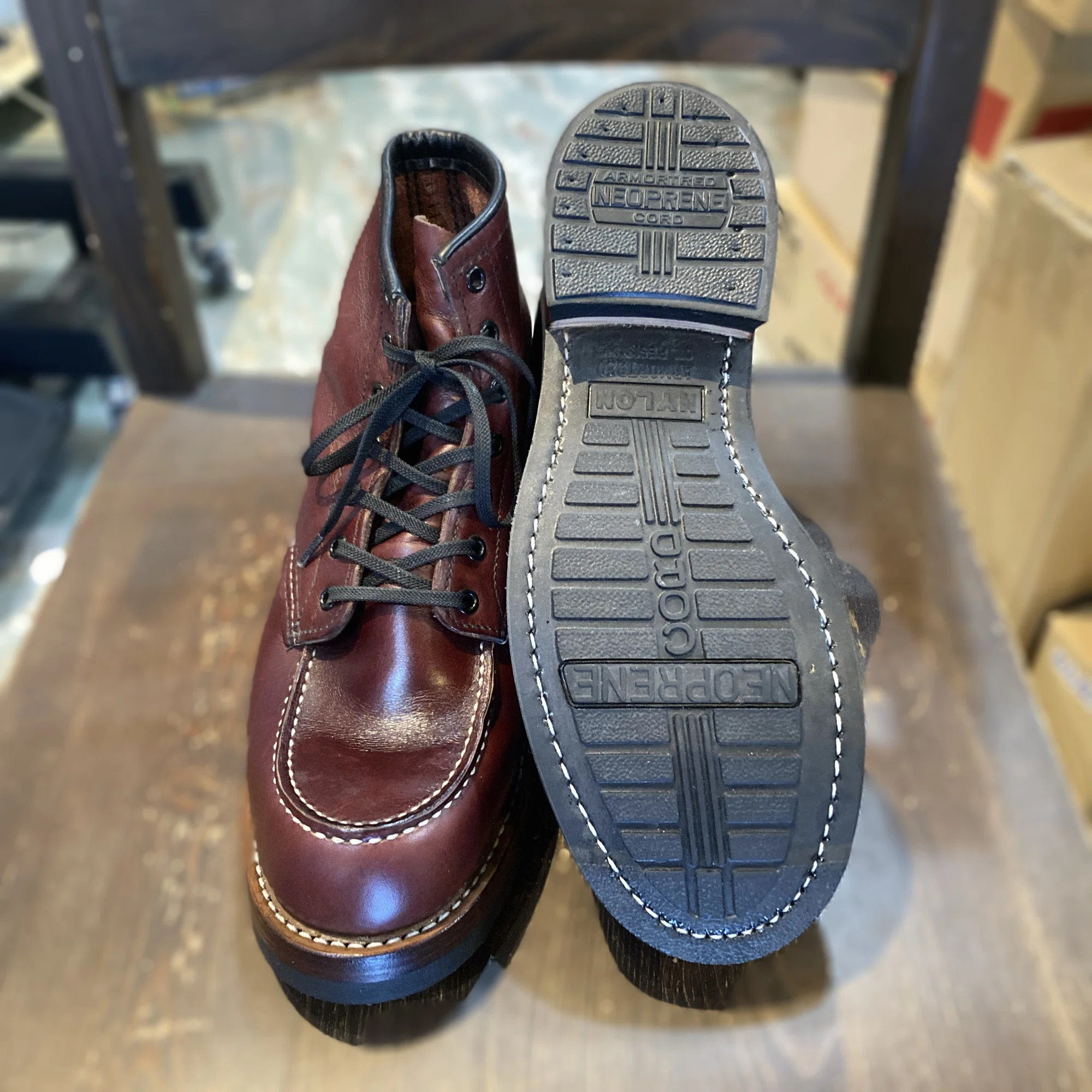 Resoled/ソールカスタム】Red Wing#9010 Beckman Moc-Toe｜CREA Repair 