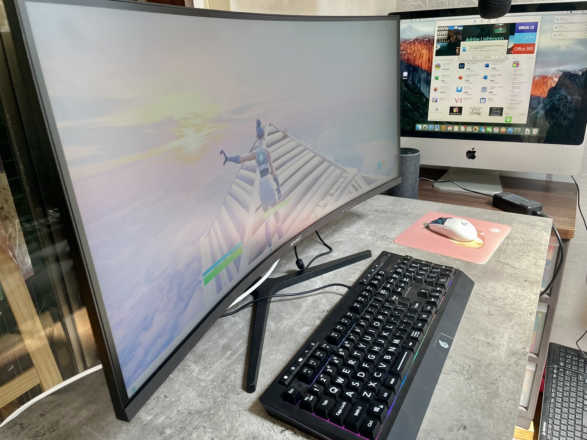 湾曲ゲーミングモニターJN-34VC165UQRをレビュー｜tonton