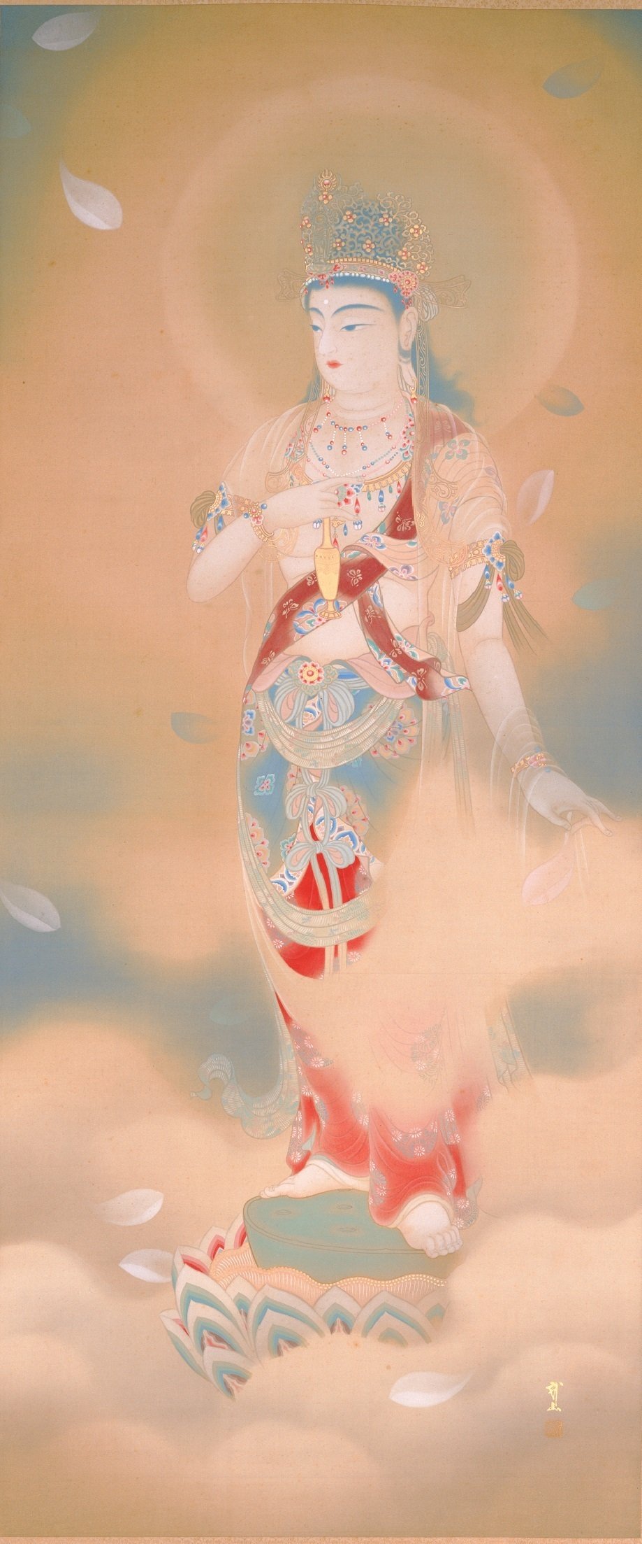 作品一覧】木村武山《観音》｜講談社野間記念館