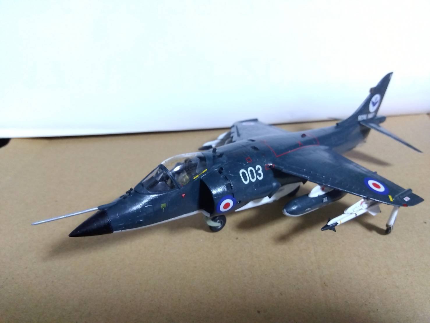 大特価 1/72 シーハリアーFRS.1（ハセガワ）#13～完成＆制作後記｜はりす 模型+プラモデル