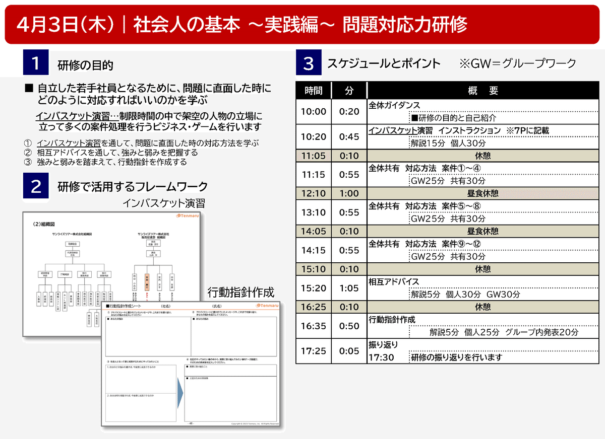 4月3日の研修