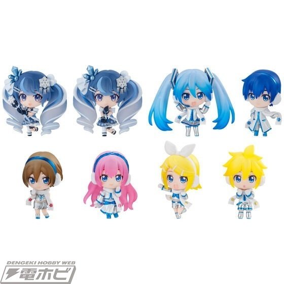 最新の「雪ミク2025」や雪バージョンのKAITO、巡音ルカなど全8種 最新の「雪ミク2025」や雪バージョンのKAITO、巡音ルカなど全8種