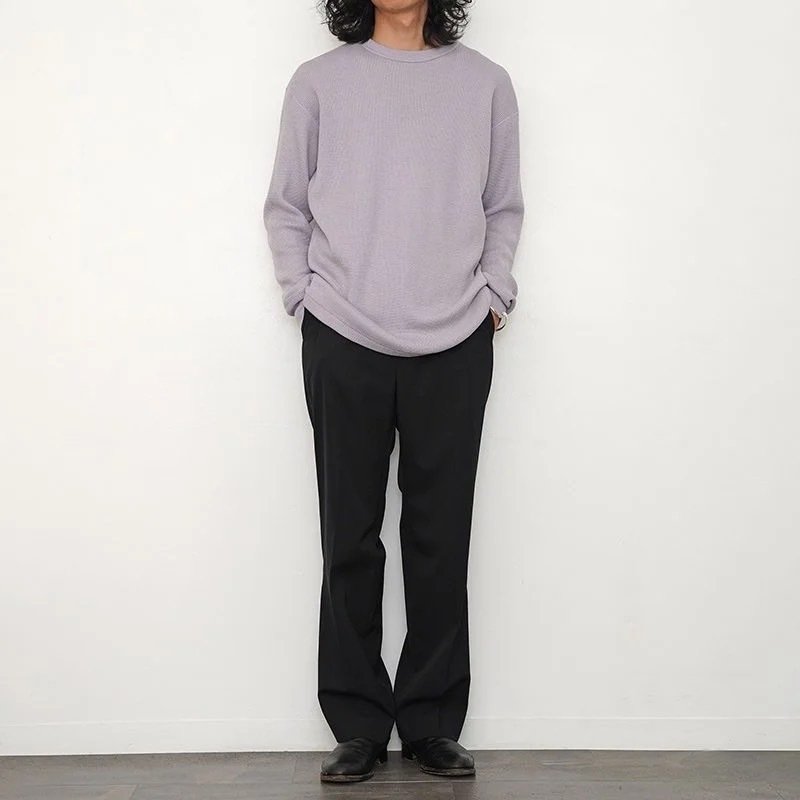 auralee WOOL COTTON THERMAL P/O サイズ4 昨年1番オーダーしたアイテム。【AURALEE オーラリー】WOOL