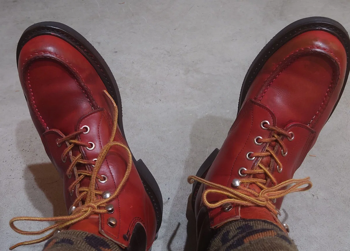 良品☆RED WING 2906ラインマン しとめ カスタム ベックマンソール新品交換