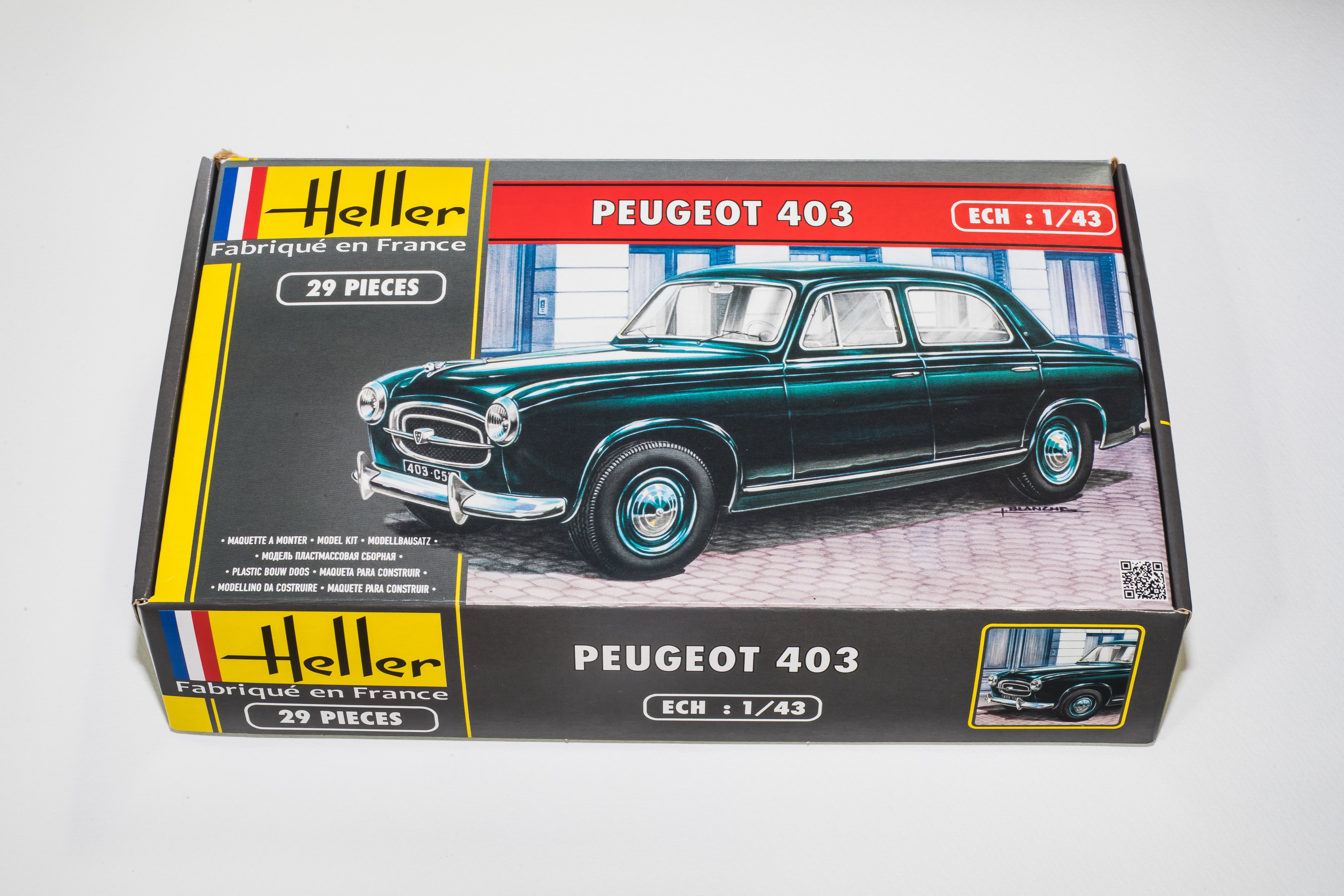 プラモデル】エレール 1/43 プジョー403に塗装｜もんぶらん