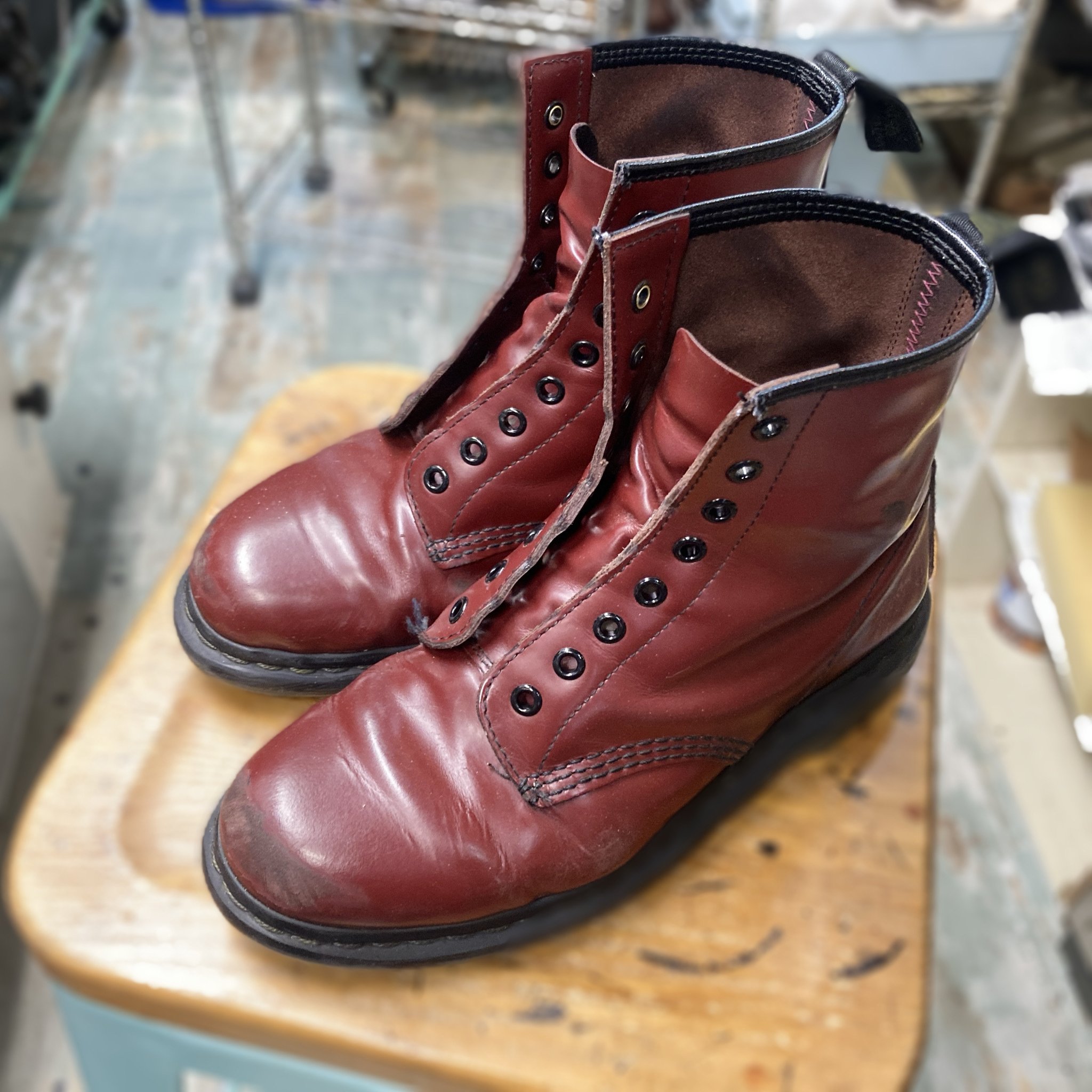 Dr.Martens ドクターマーチン JADON8ホールブーツ ソール削れなし Dr.Martens ドクターマーチン JADON8ホールブーツ ソール削れ