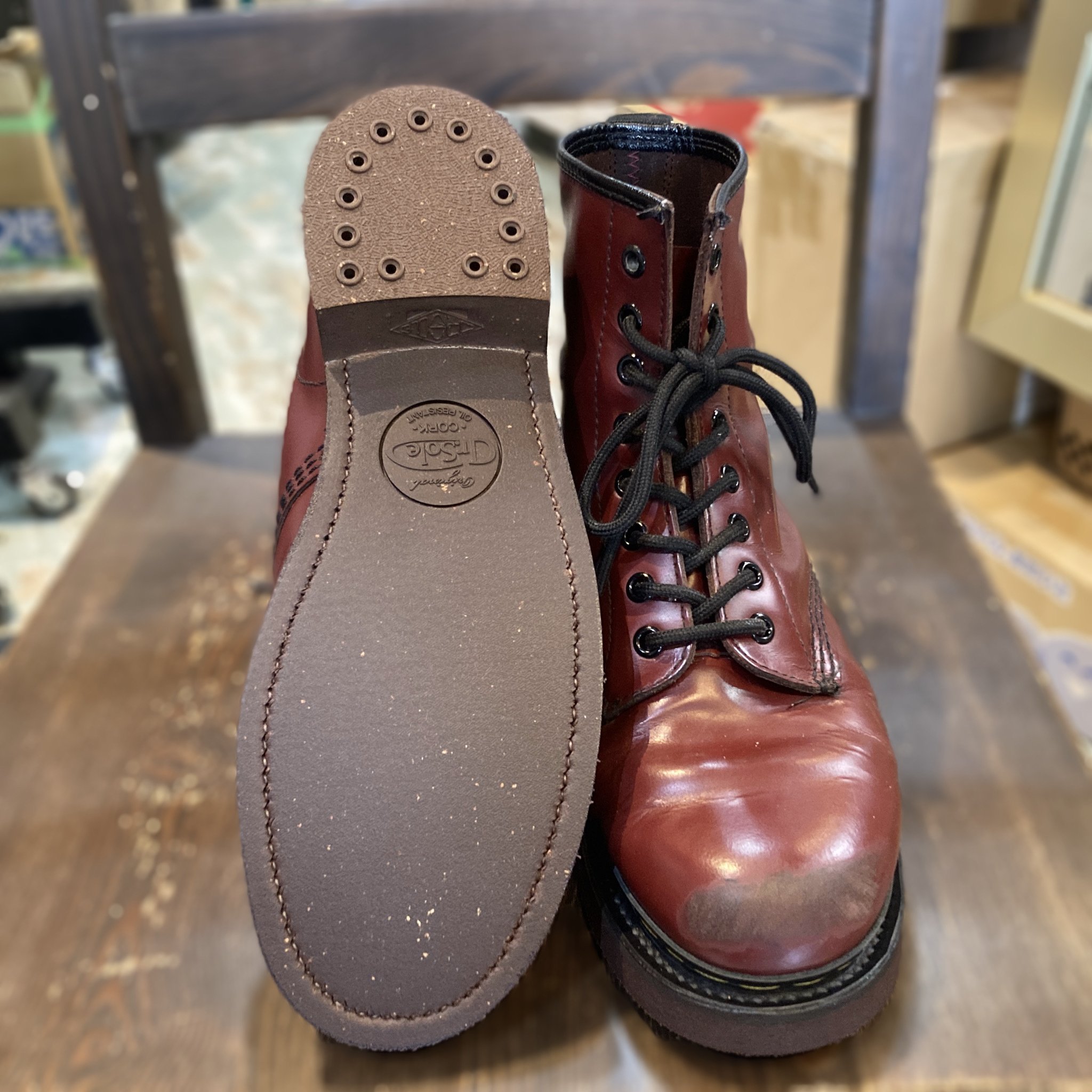 Resole/ソールカスタム】#2 Dr.Martens/ドクターマーチン8ホール Resole/ソールカスタム】#2 Dr.Martens/ドクターマーチン8ホール