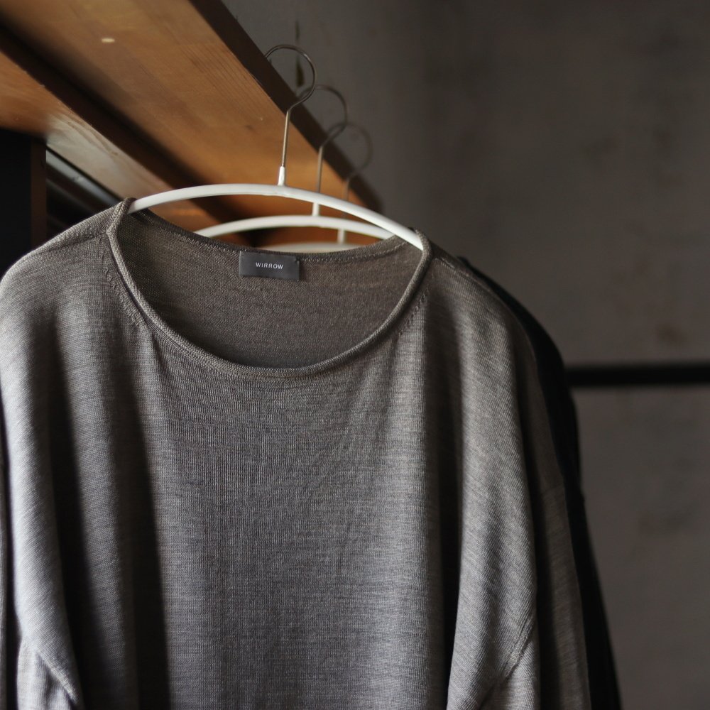 ロンTEEみたいに着られるニットが欲しかったんだ。｜dimple_yamagata