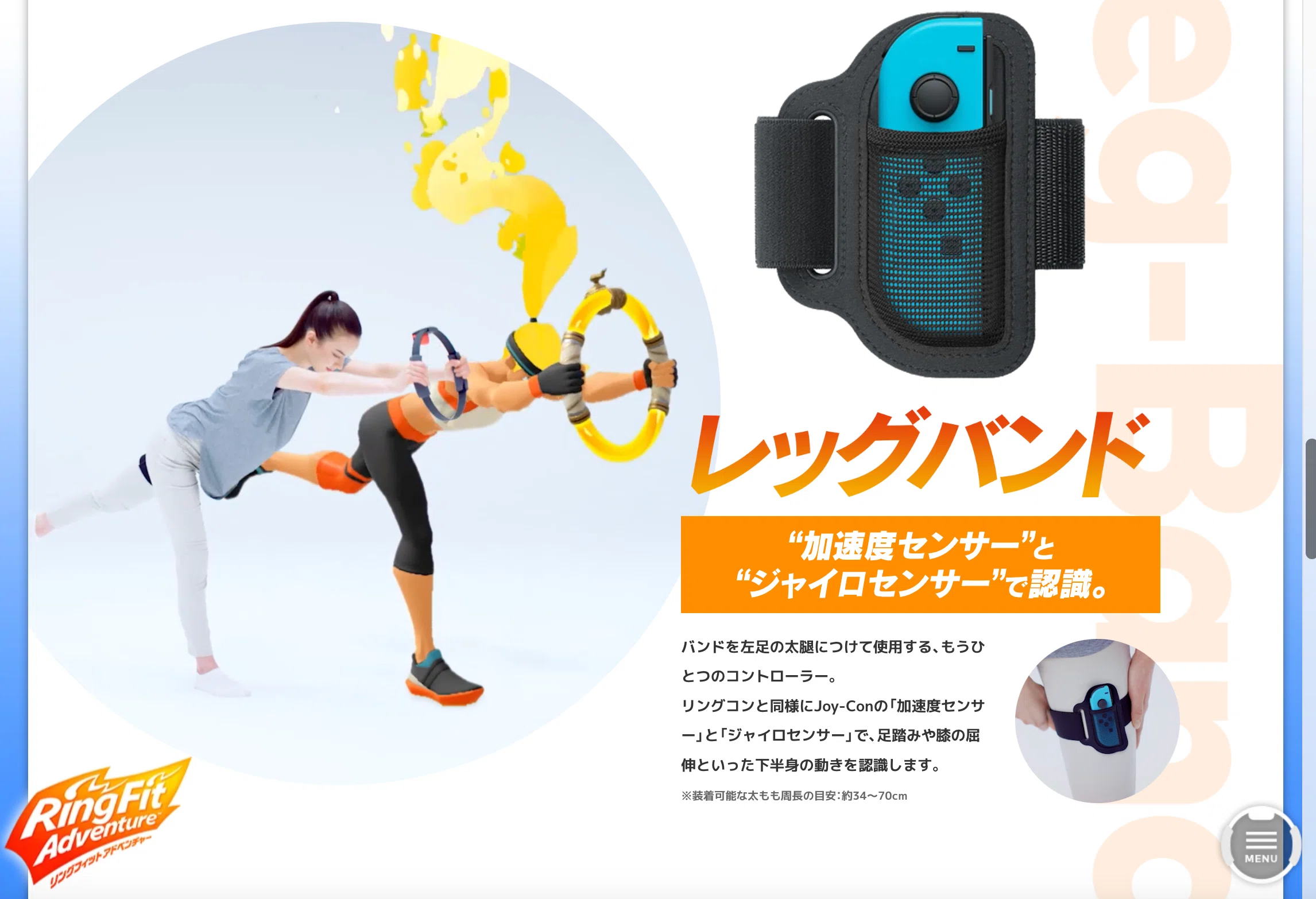 Ring Fit Adventure セット ソフト無しNintendo Switchリング